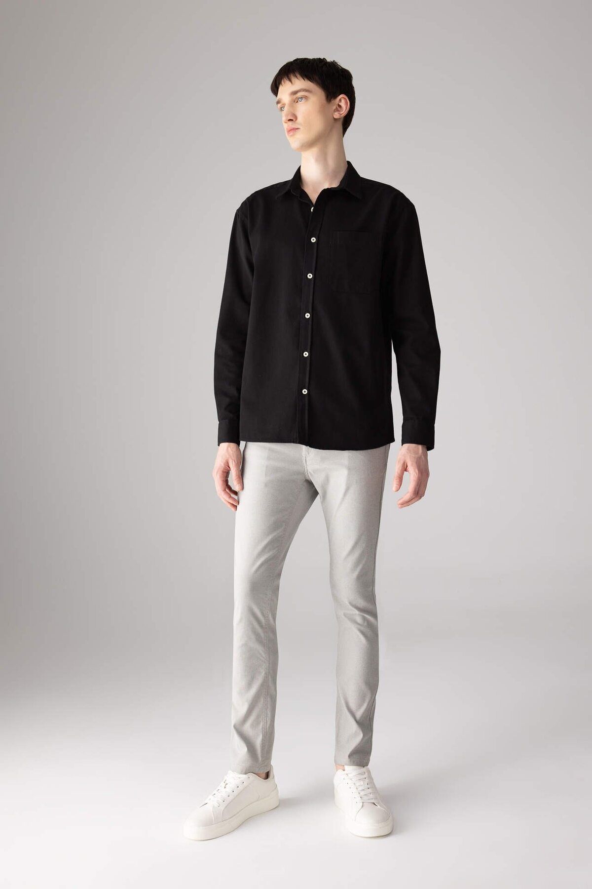 DEFACTO Slim Fit Chino Trousers