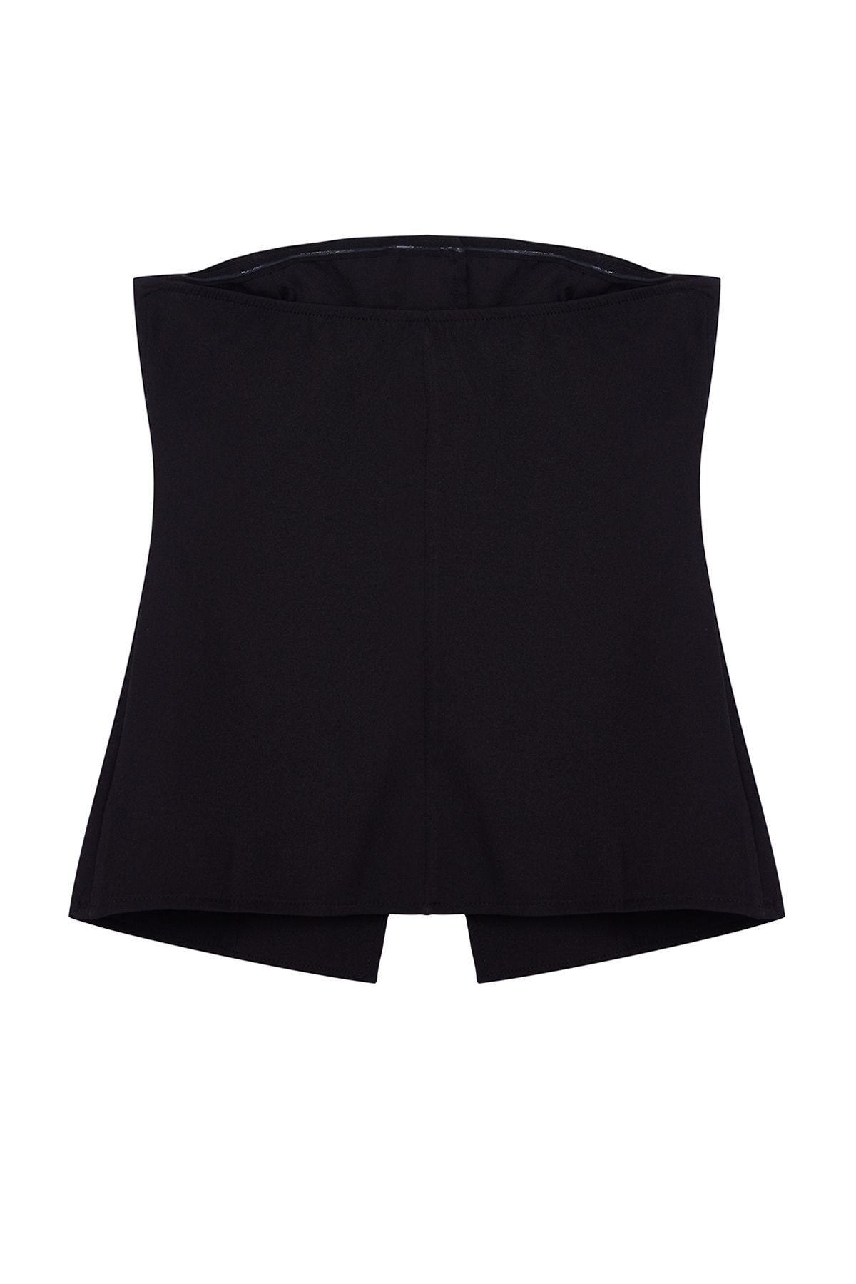 Trendyol Black Strapless Vest Woven Blouse