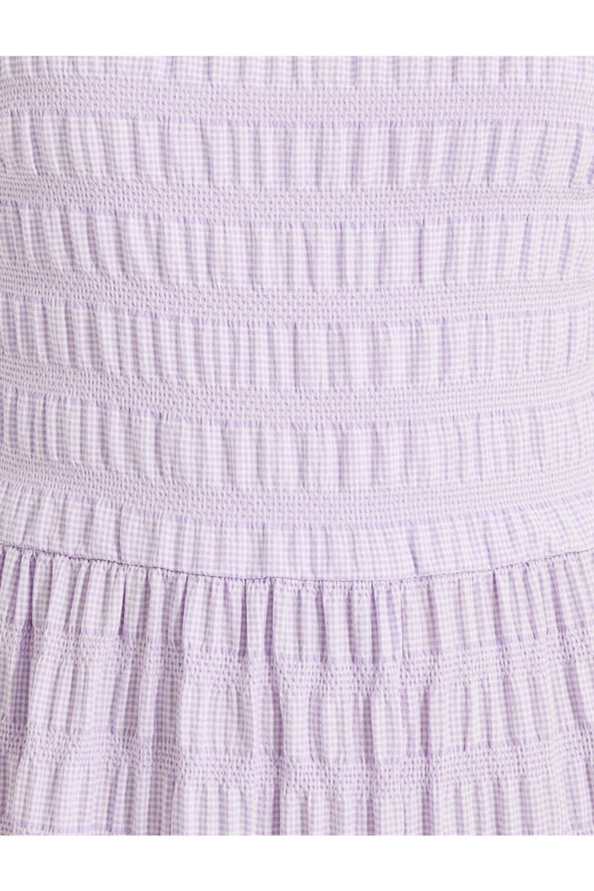 Koton femei Liliac Carouri Dress