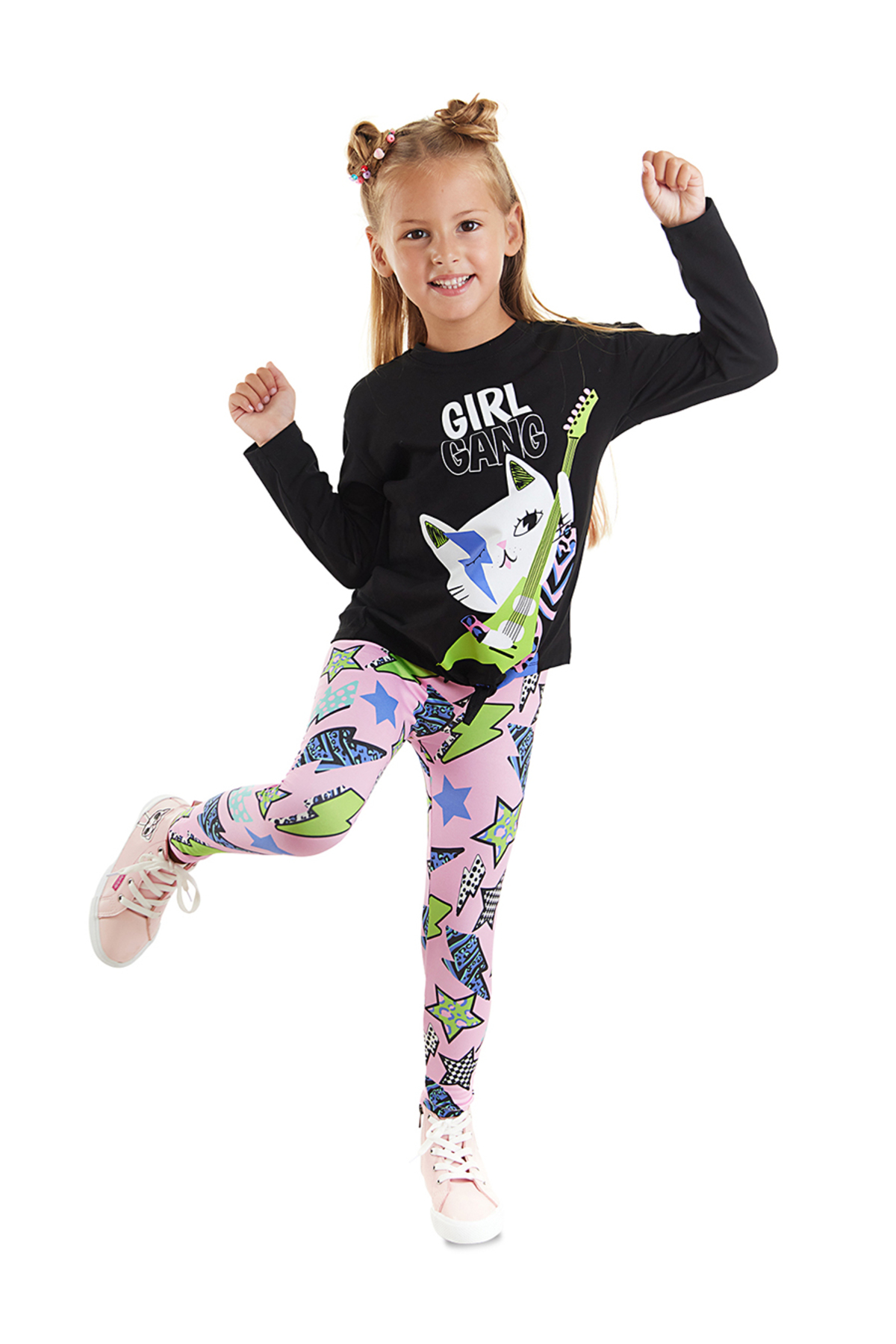 Mushi Girl Gang Girl's T-shirt Tights Set