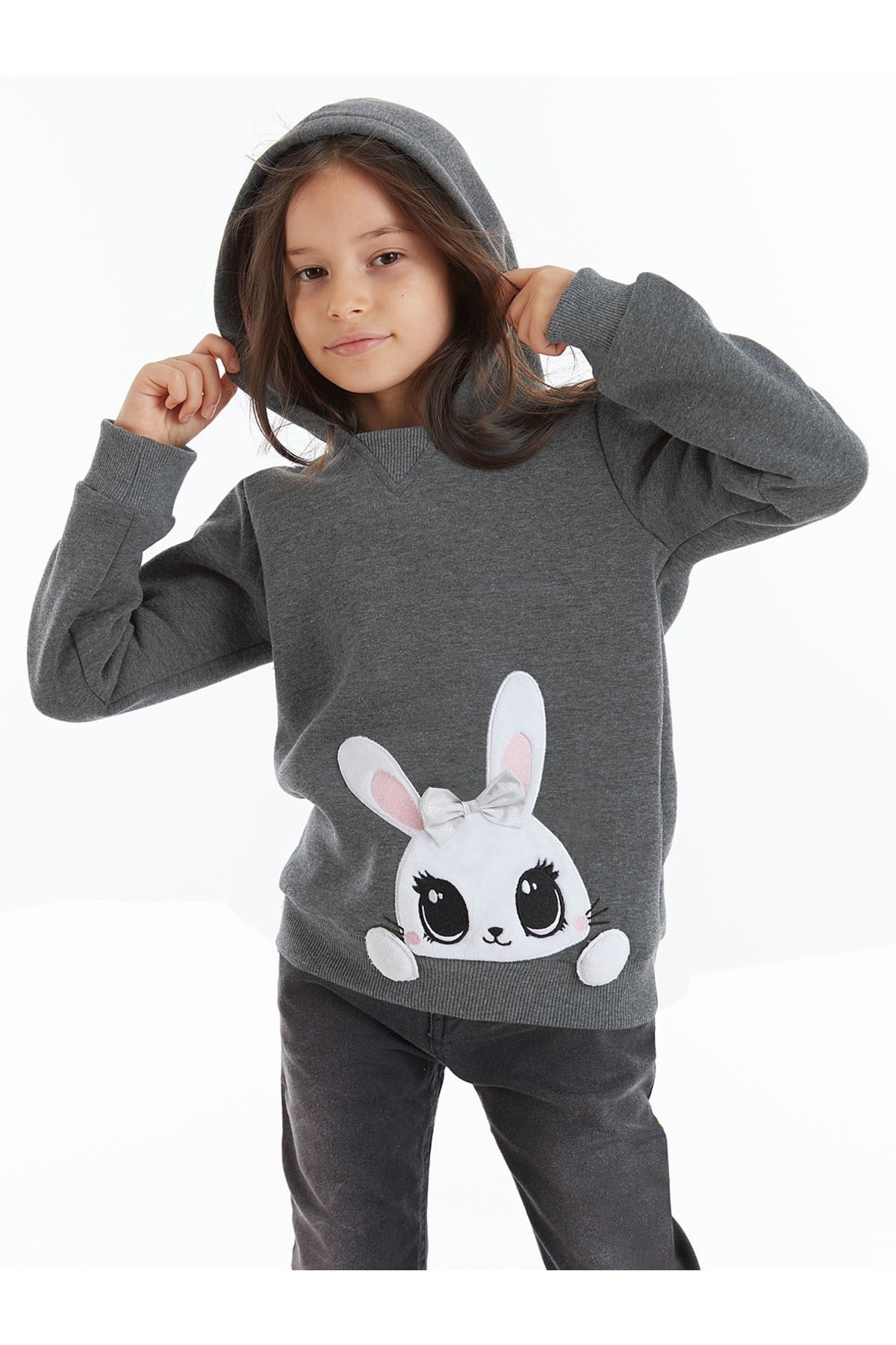 Levně Denokids Cute Rabbit Girls Sweatshirt