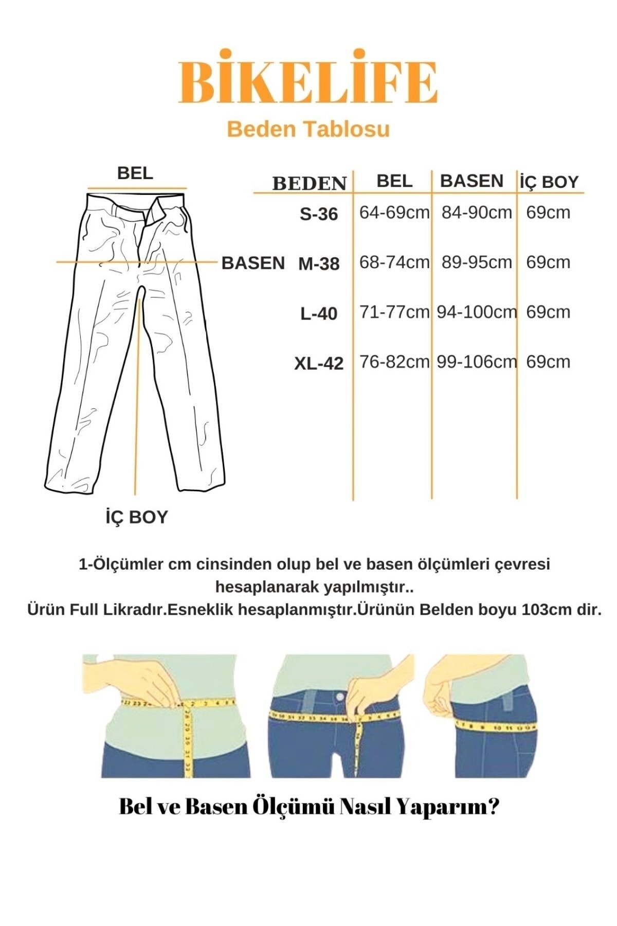 BİKELİFE Dámske béžové legíny