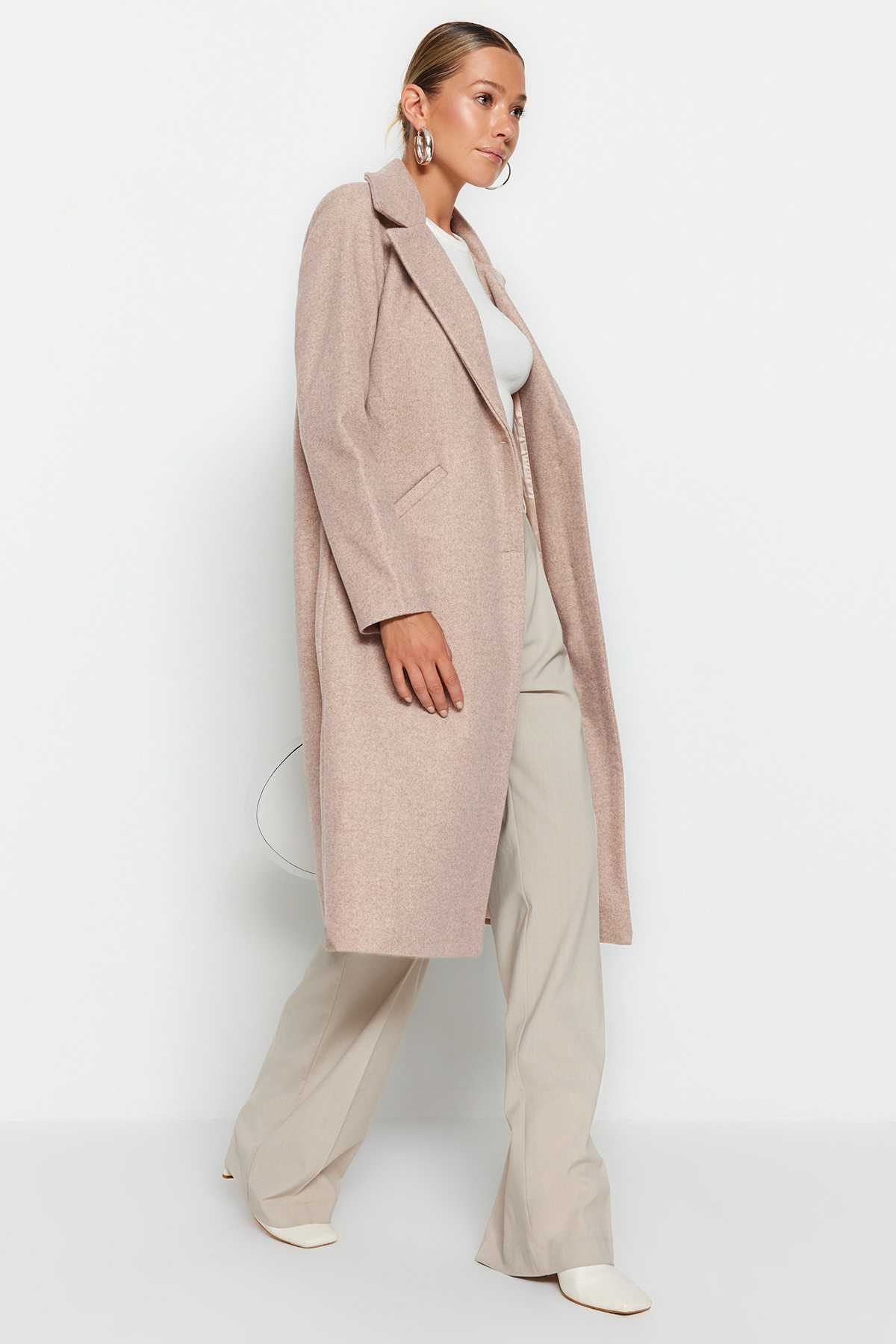 Trendyol Nork Long Cachet Coat