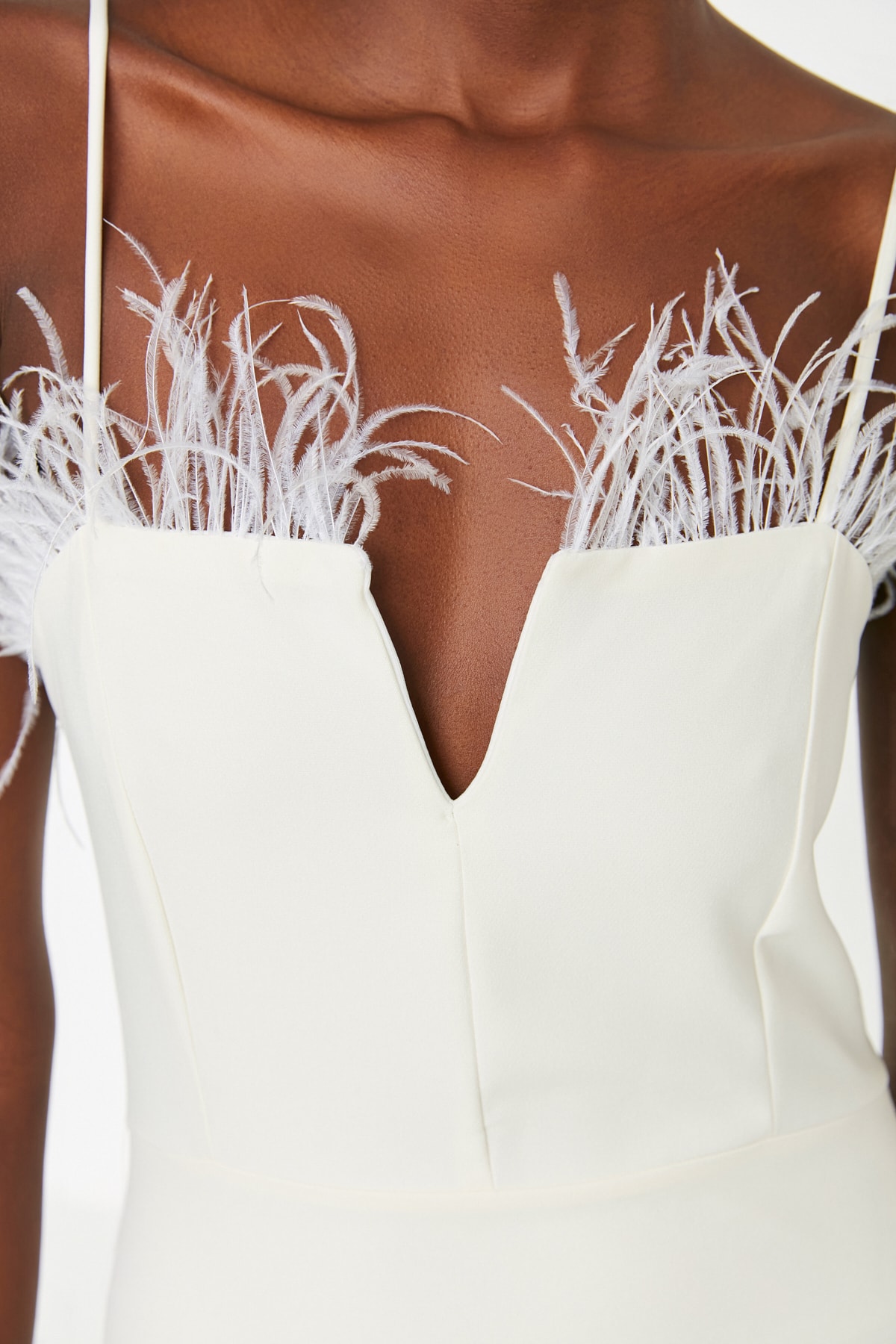 Rochie de dama Trendyol Ecru