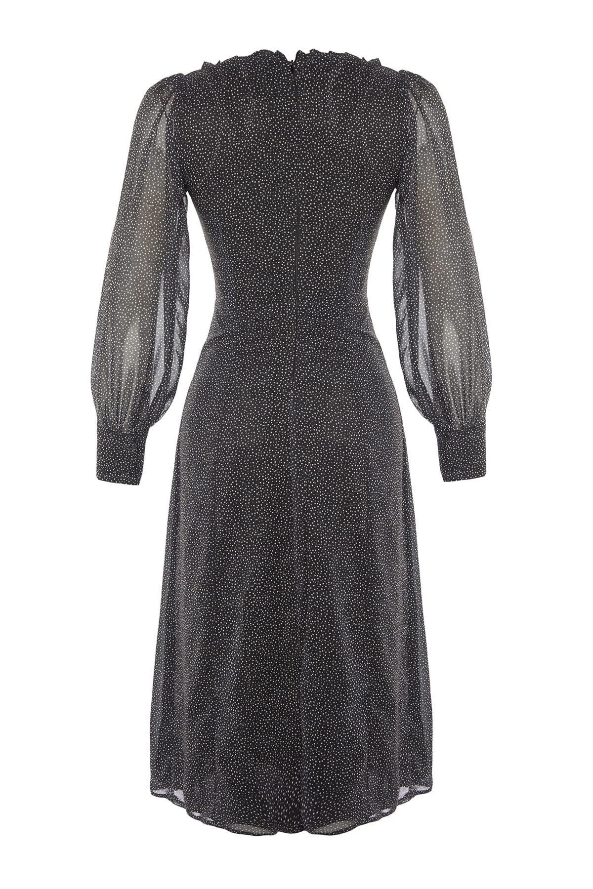 Rochie Trendyol Black Sweetheart Chiffon