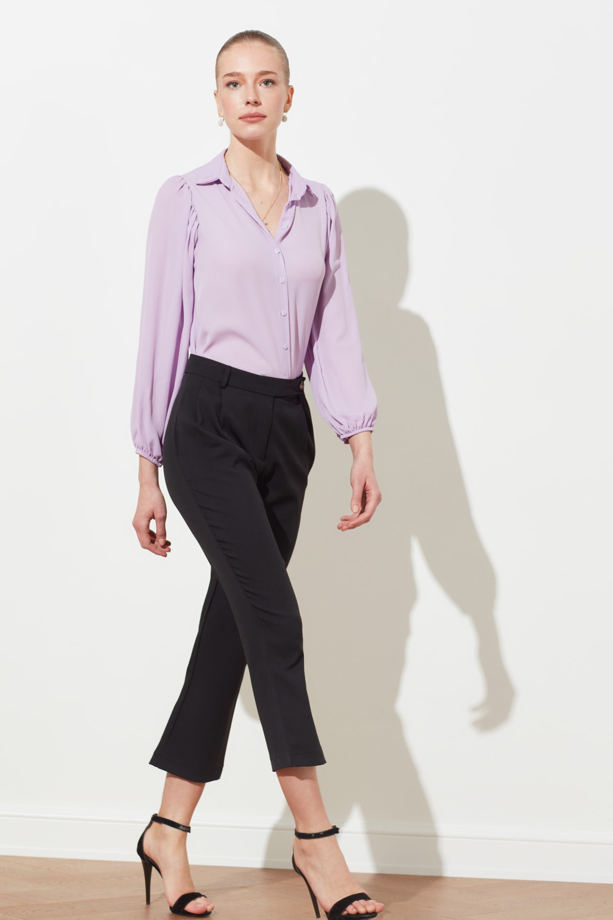 Trendyol Pants - Black - Carrot pants