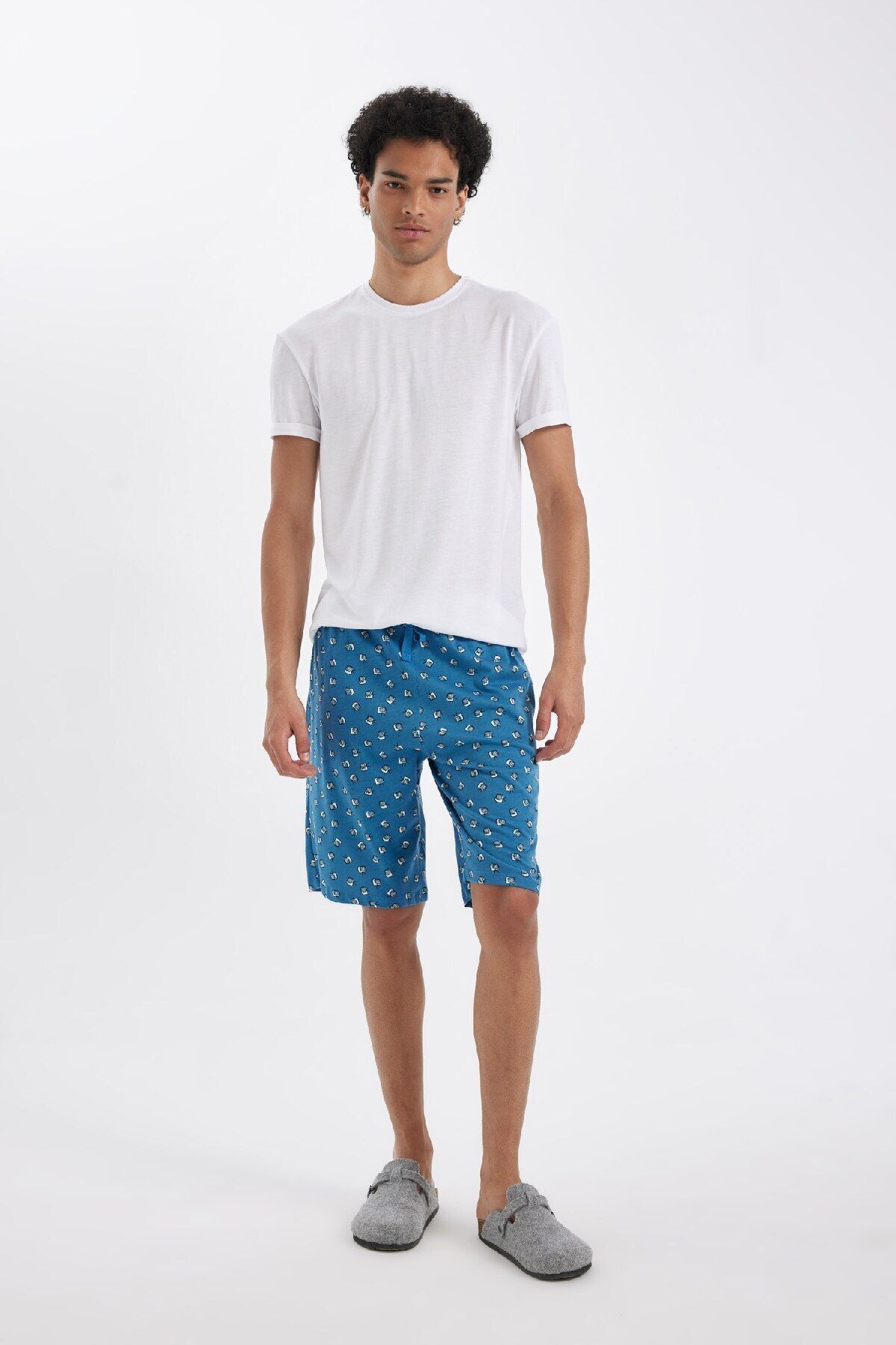 DEFACTO Regular Fit Shorts Pajama Bottoms