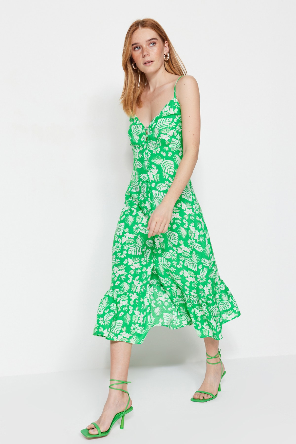 Trendyol Dress - Green - A-line