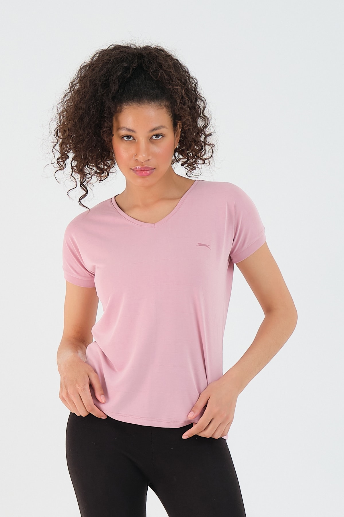 Levně Slazenger Play Women's T-shirt Pink Women's Sports T-Shirt
