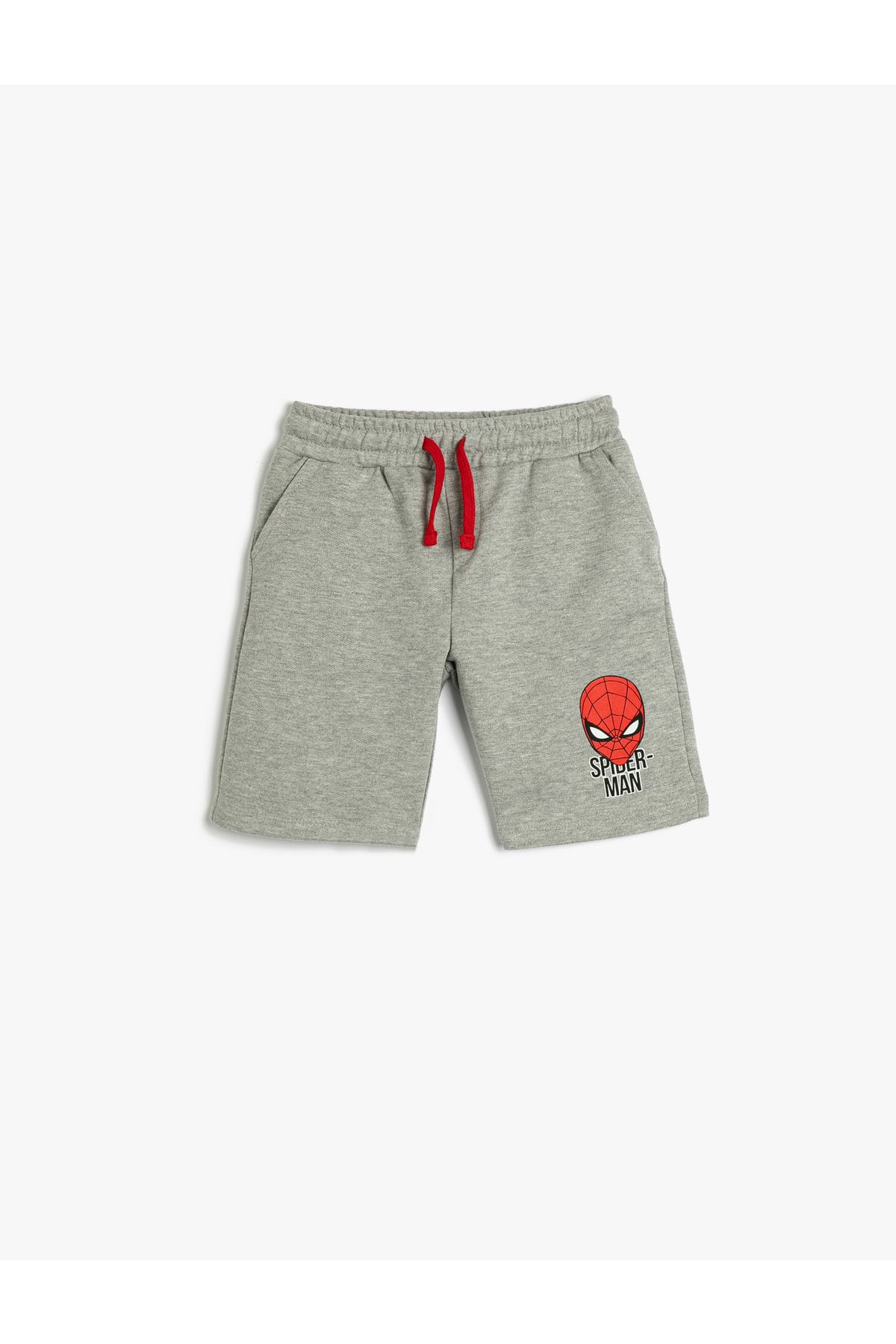 Koton Spider-Man Shorts Licensed Tie Waist Pocket Cotton Cotton