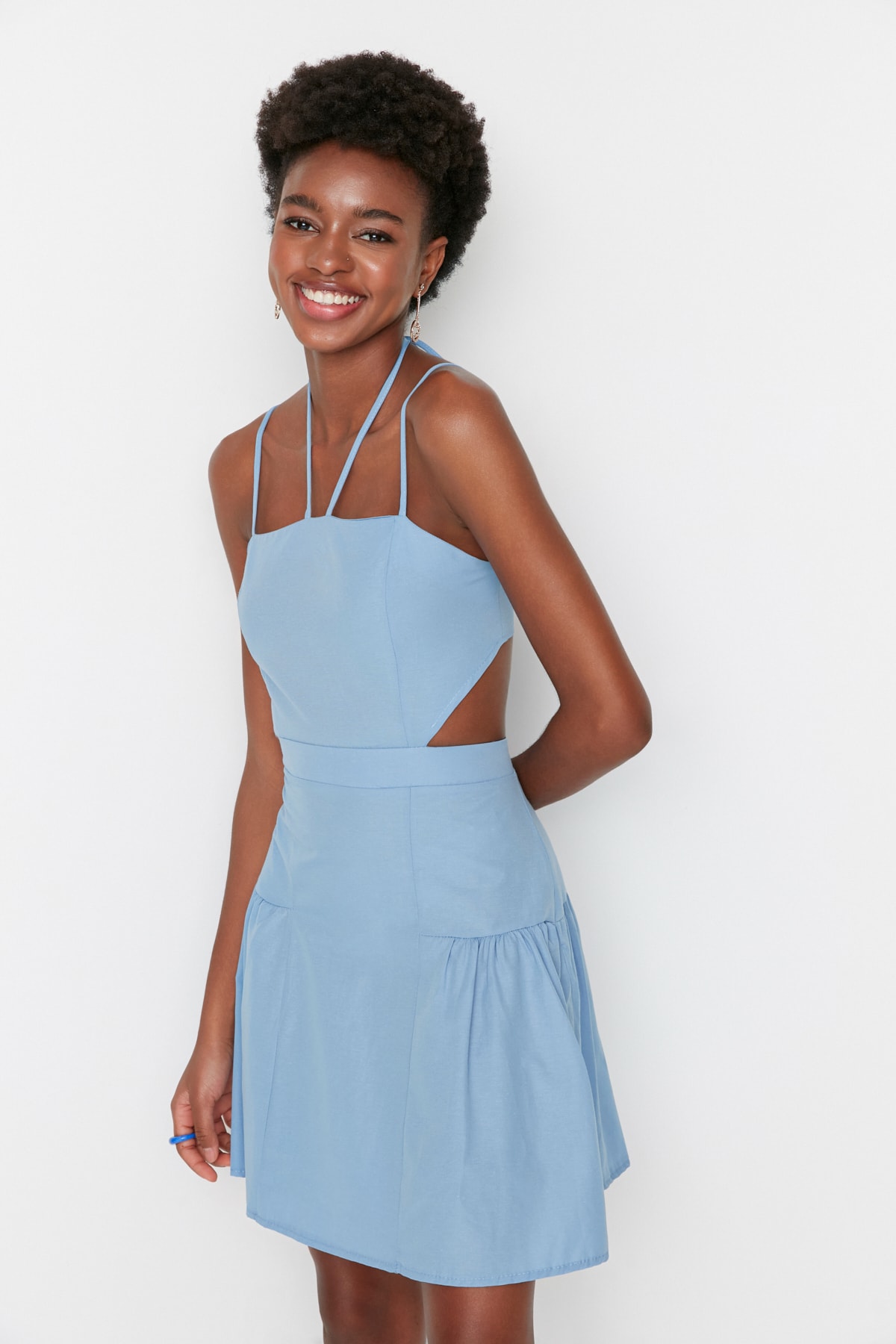 Trendyol Dress - Blau - Skater