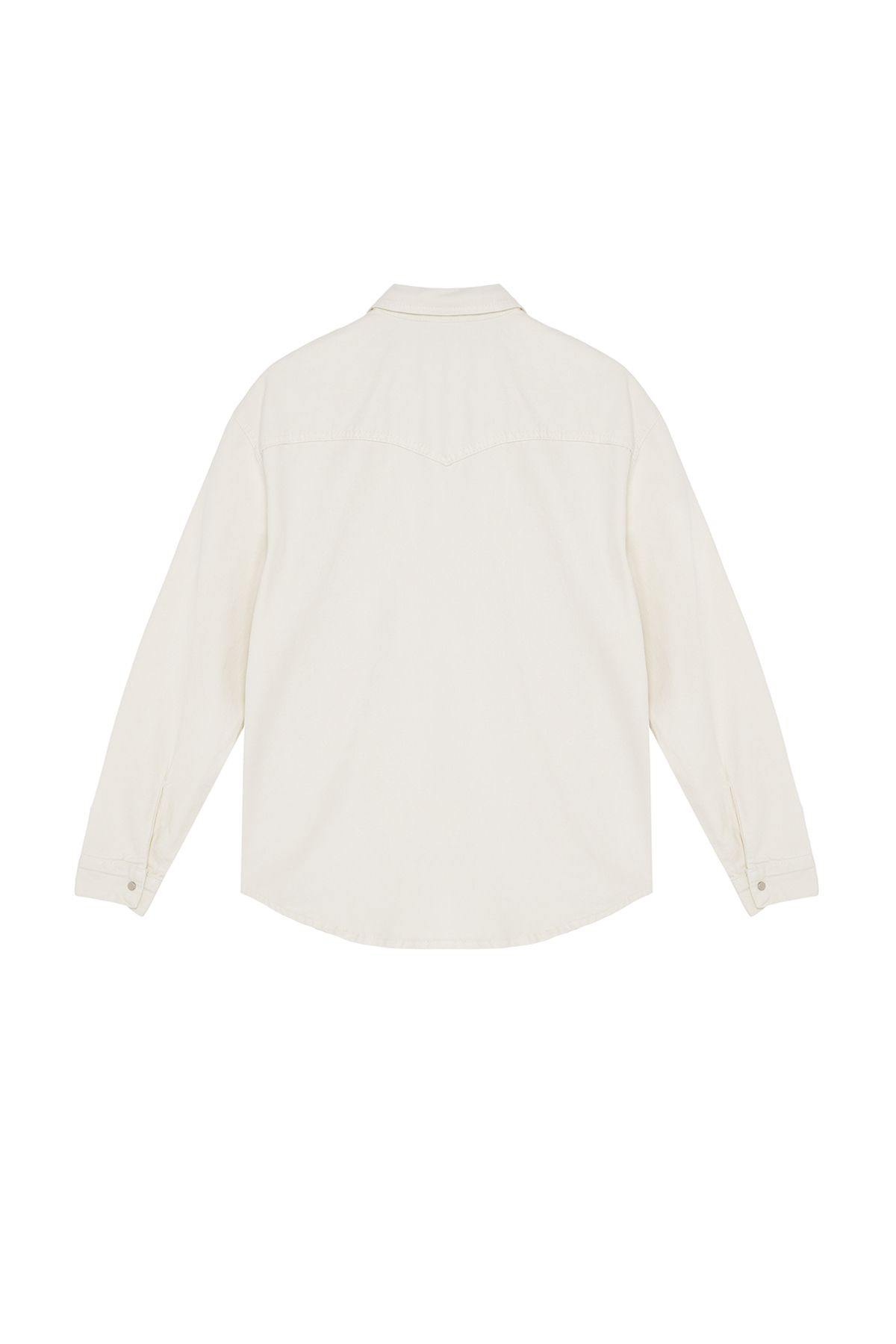 Trendyol Ecru Denim Shirt