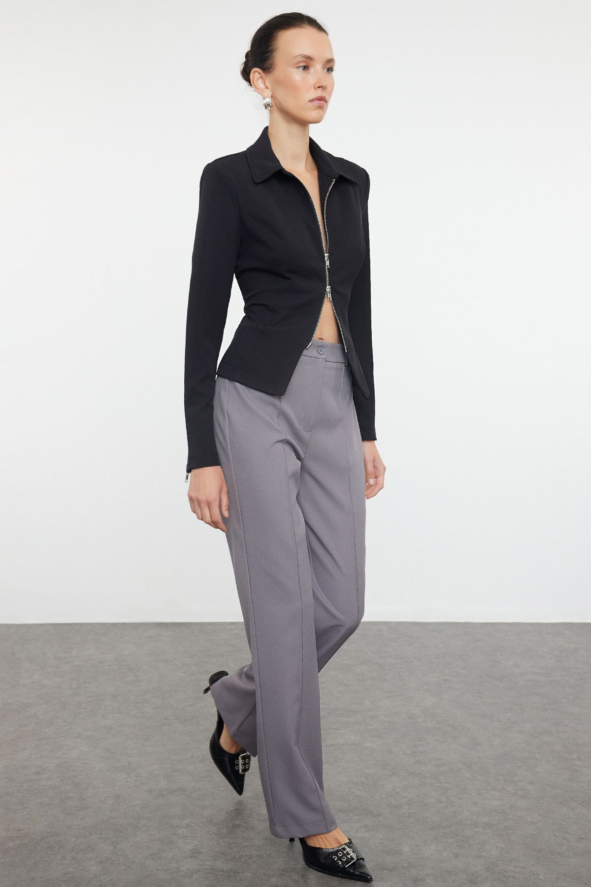 Pantaloni dama Trendyol Stitched