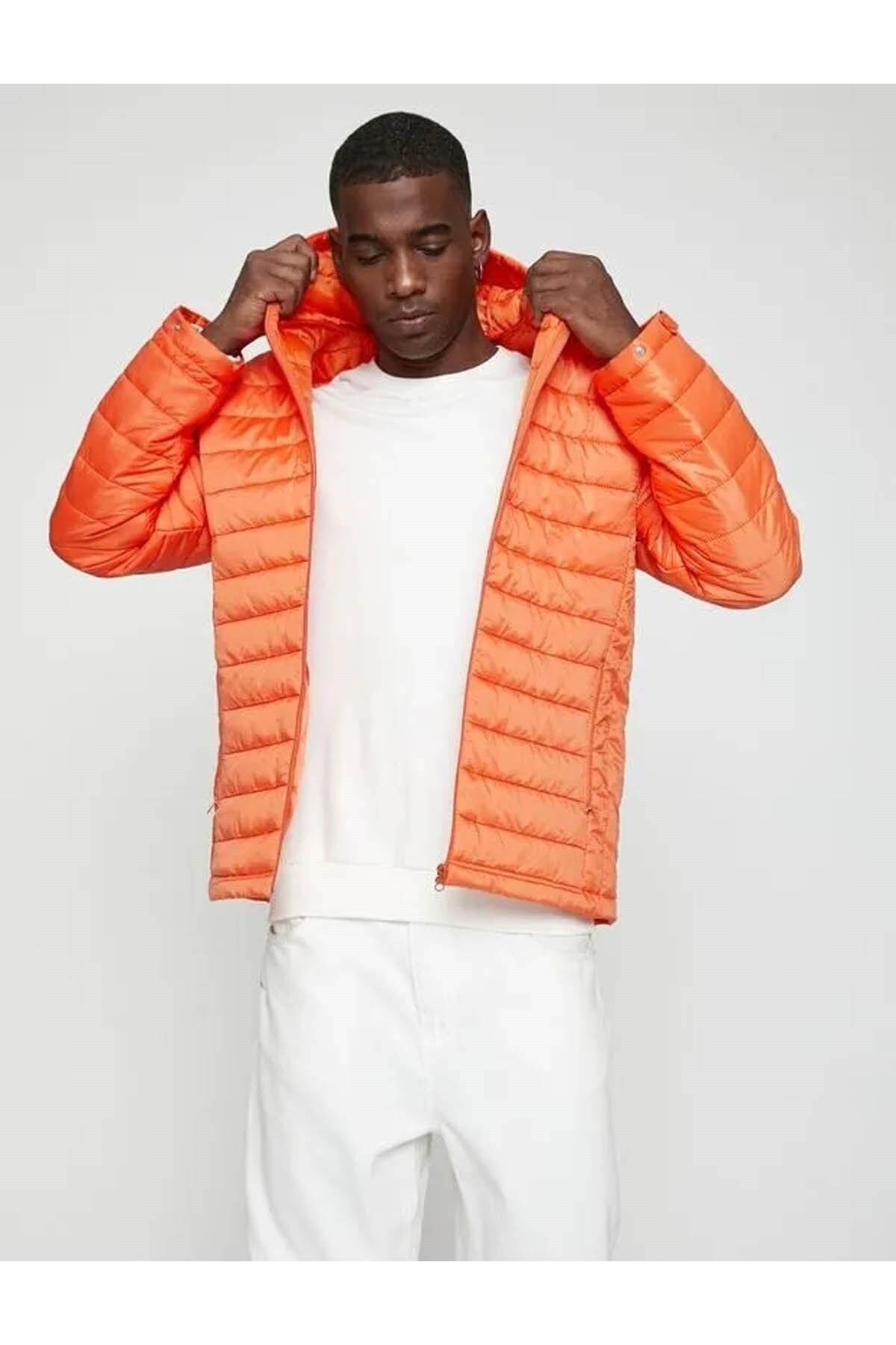 Koton Men's Jacket Orange 3wam20155hw