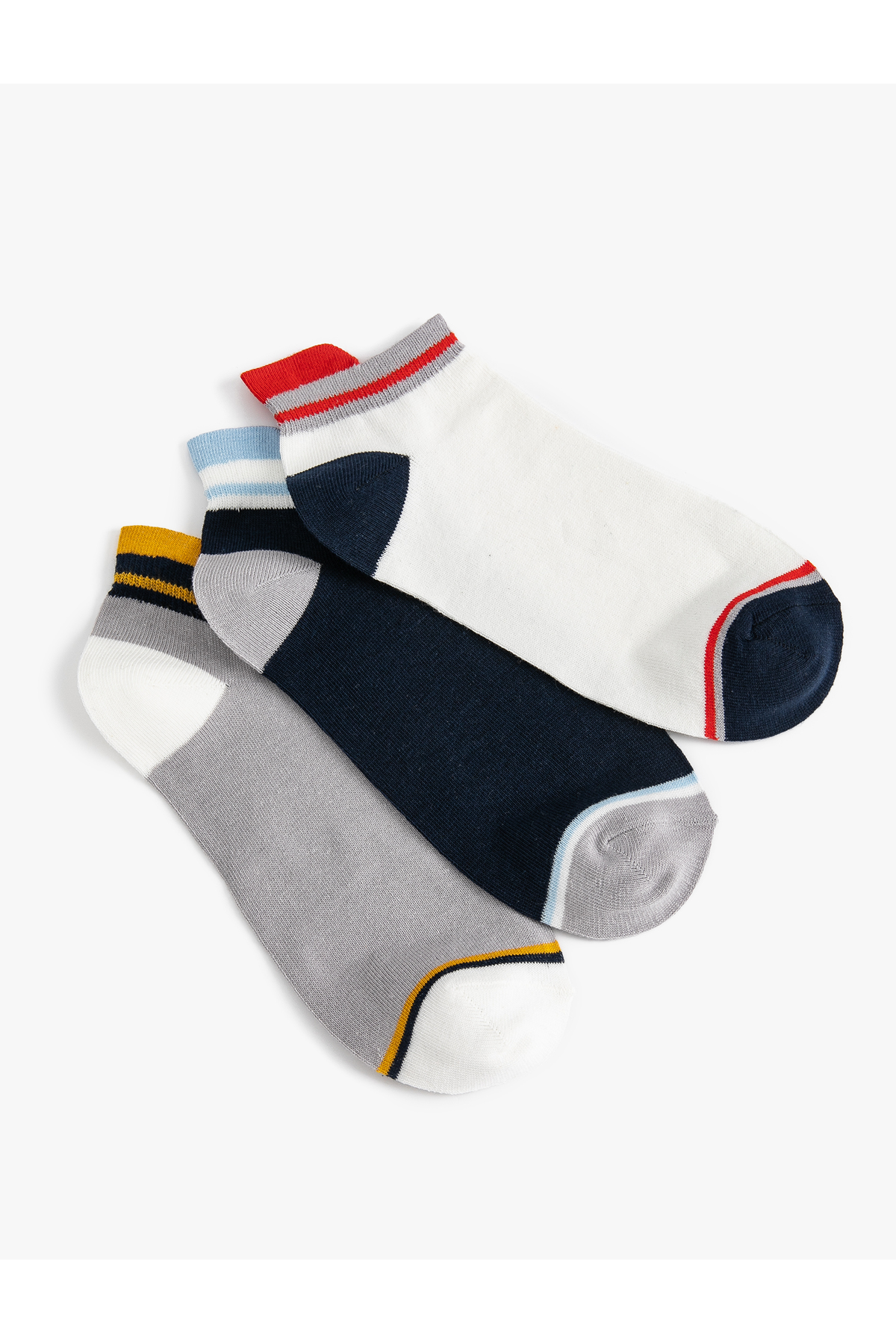 Koton 3-Pack Multi Colored College Socks Booties