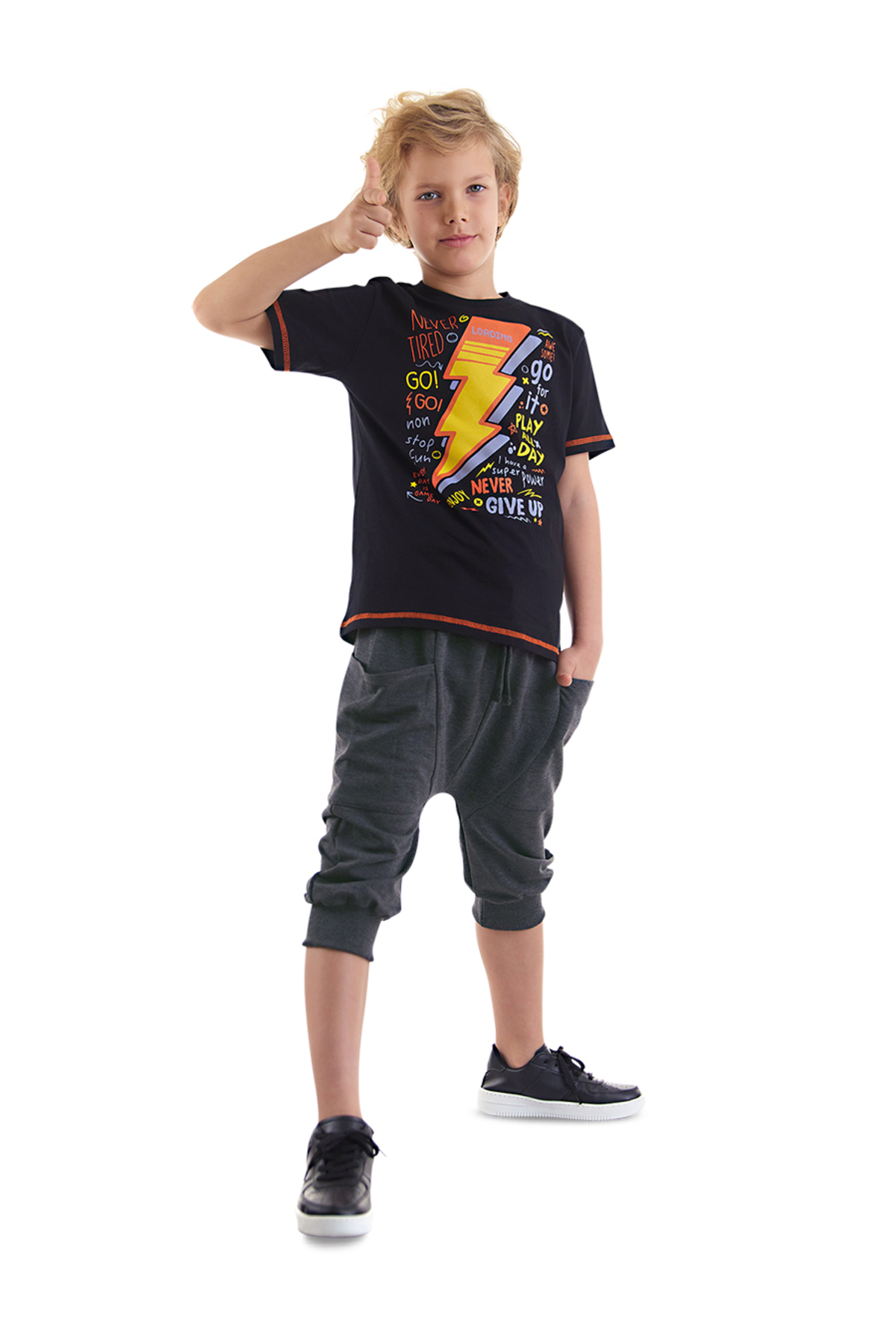 Levně mshb&g Loading Boy T-shirt Capri Suit