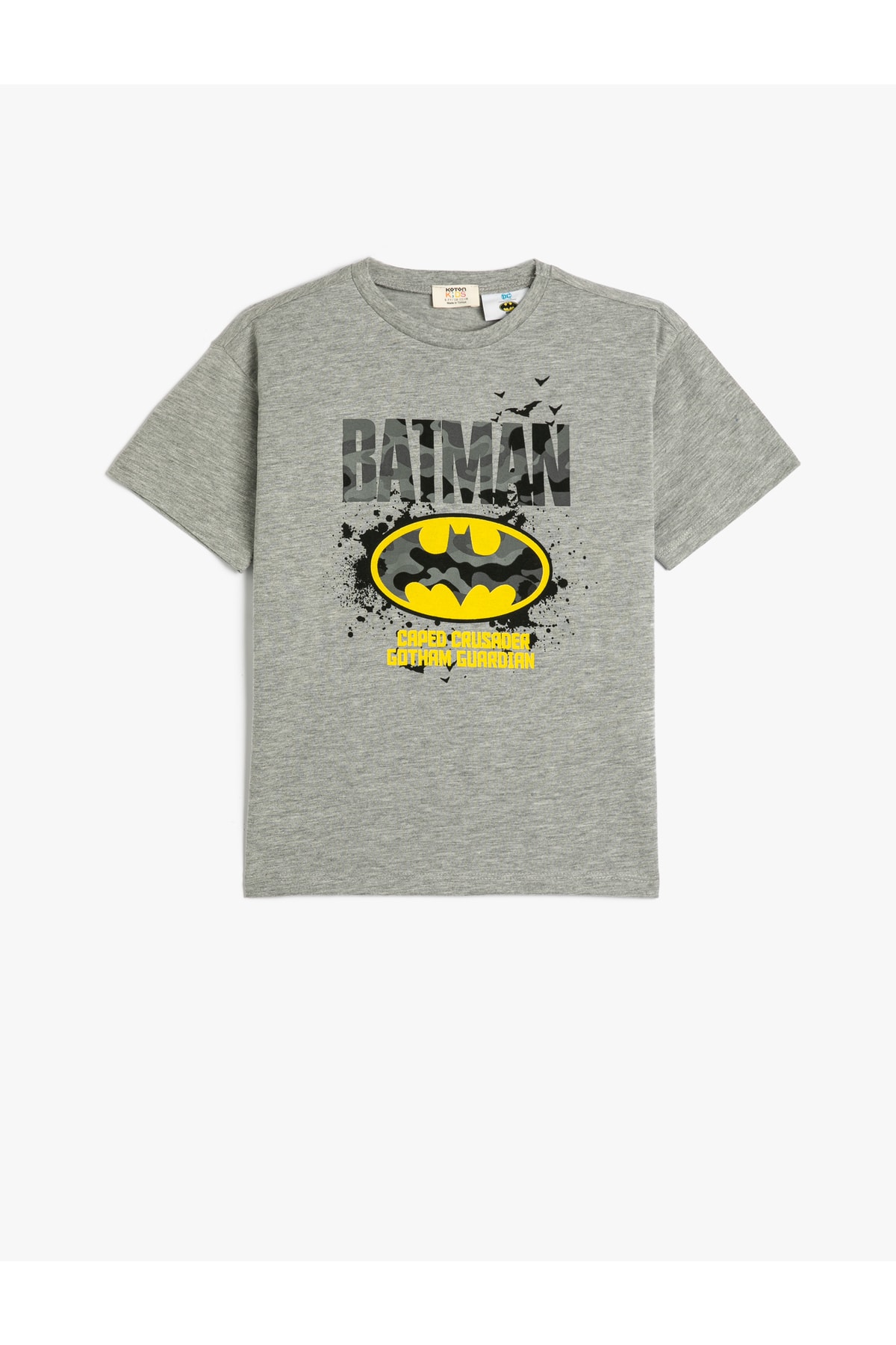 Koton Batman T-Shirt Licensed Short Sleeve Crew Neck