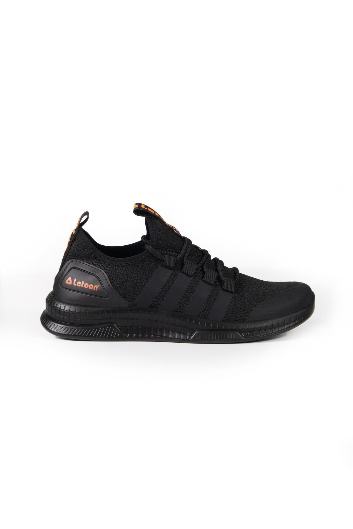 Levně LETOON 2104 - Black Unisex Sports Shoes