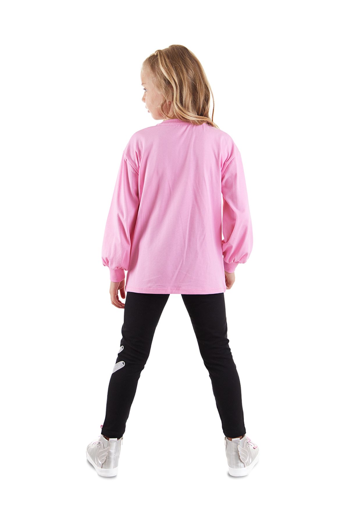 Denokids Leo Girl Child Tights T-Shirt Set