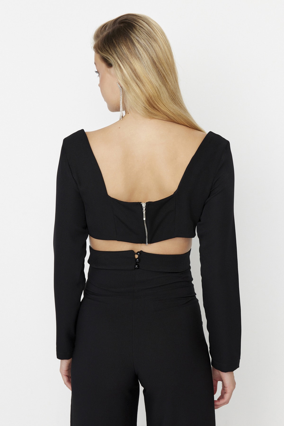 Trendyol Black Bustier