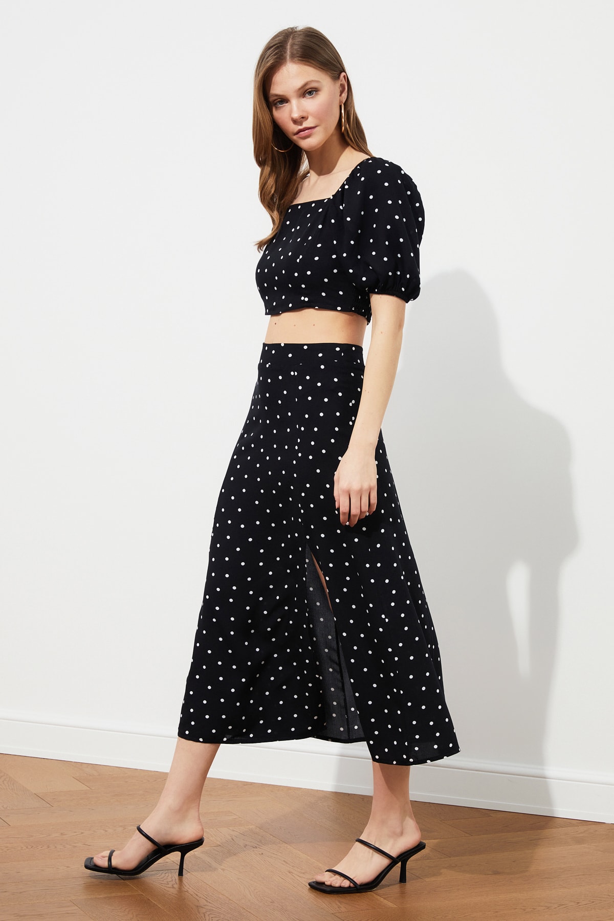 Dámský komplet Trendyol Polka dot printed