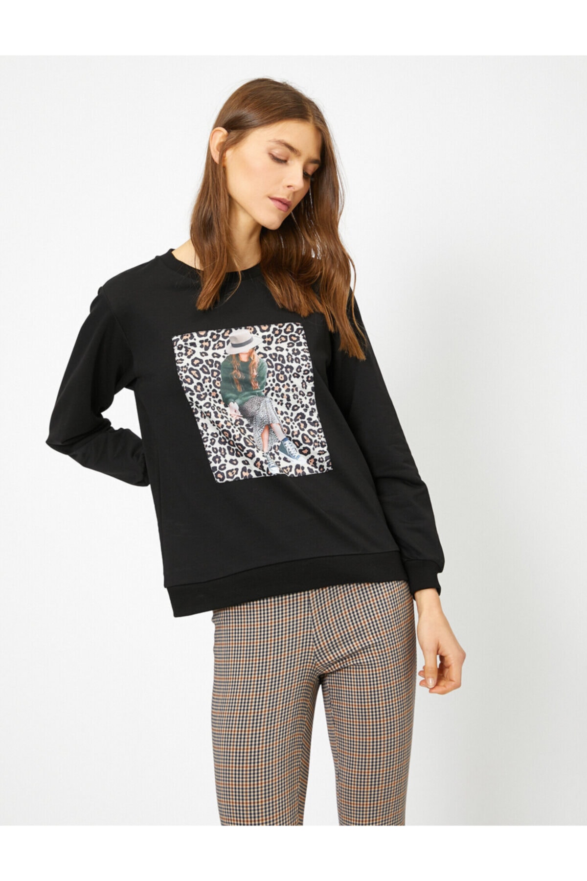 Koton Printed Sweatshirt