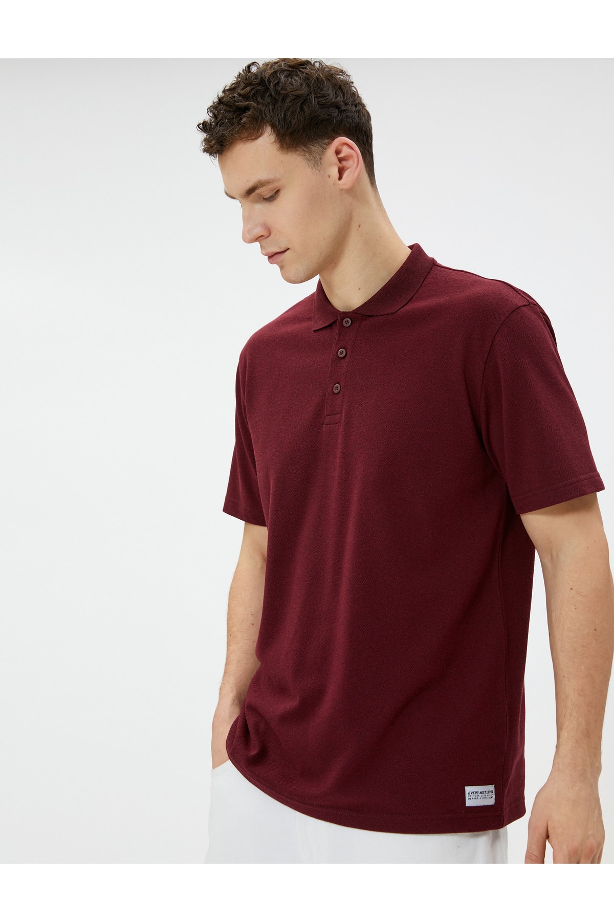 Levně Koton Polo T-Shirt with Short Sleeves and Buttons