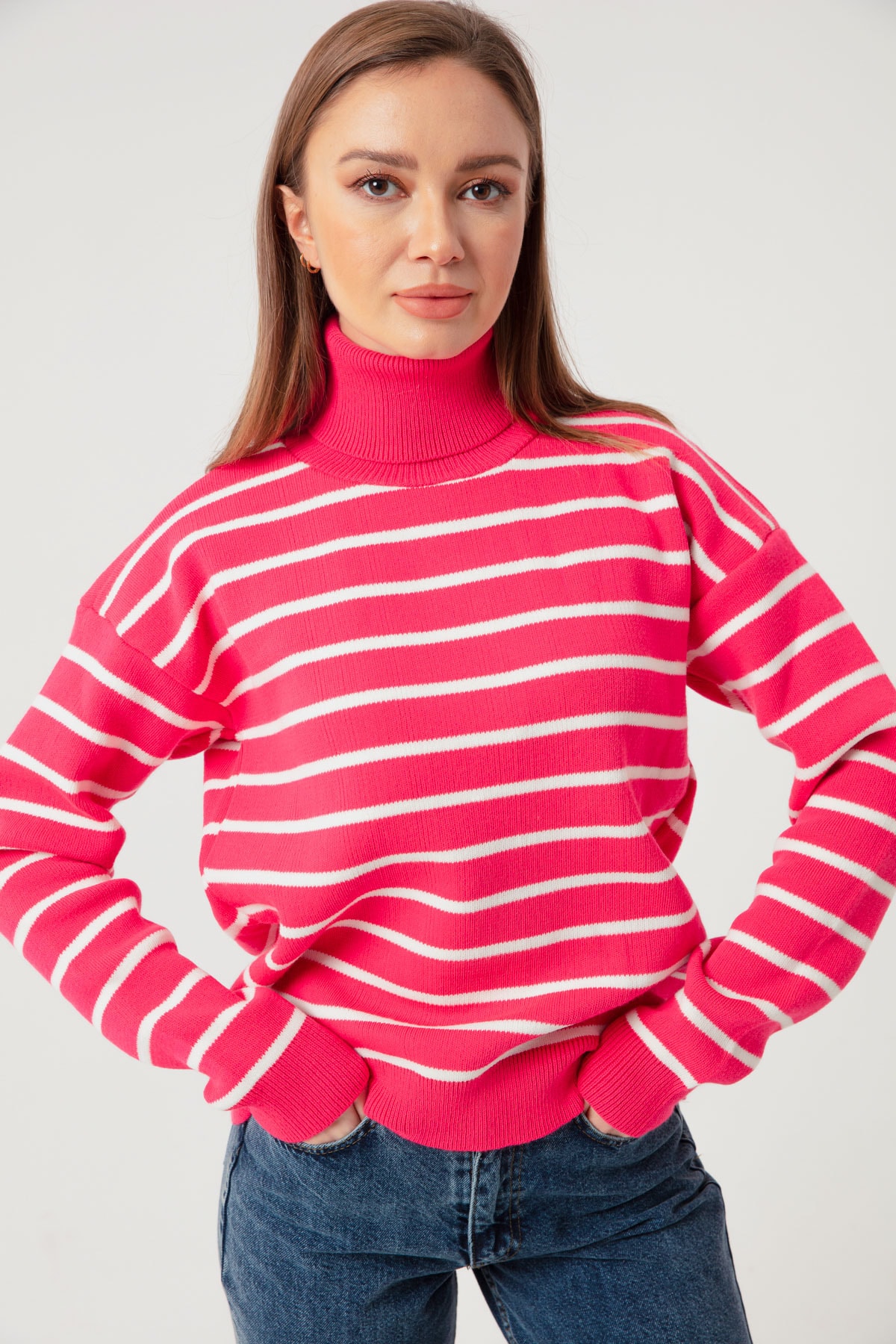 Lafaba Sweater - Pink - Regular fit