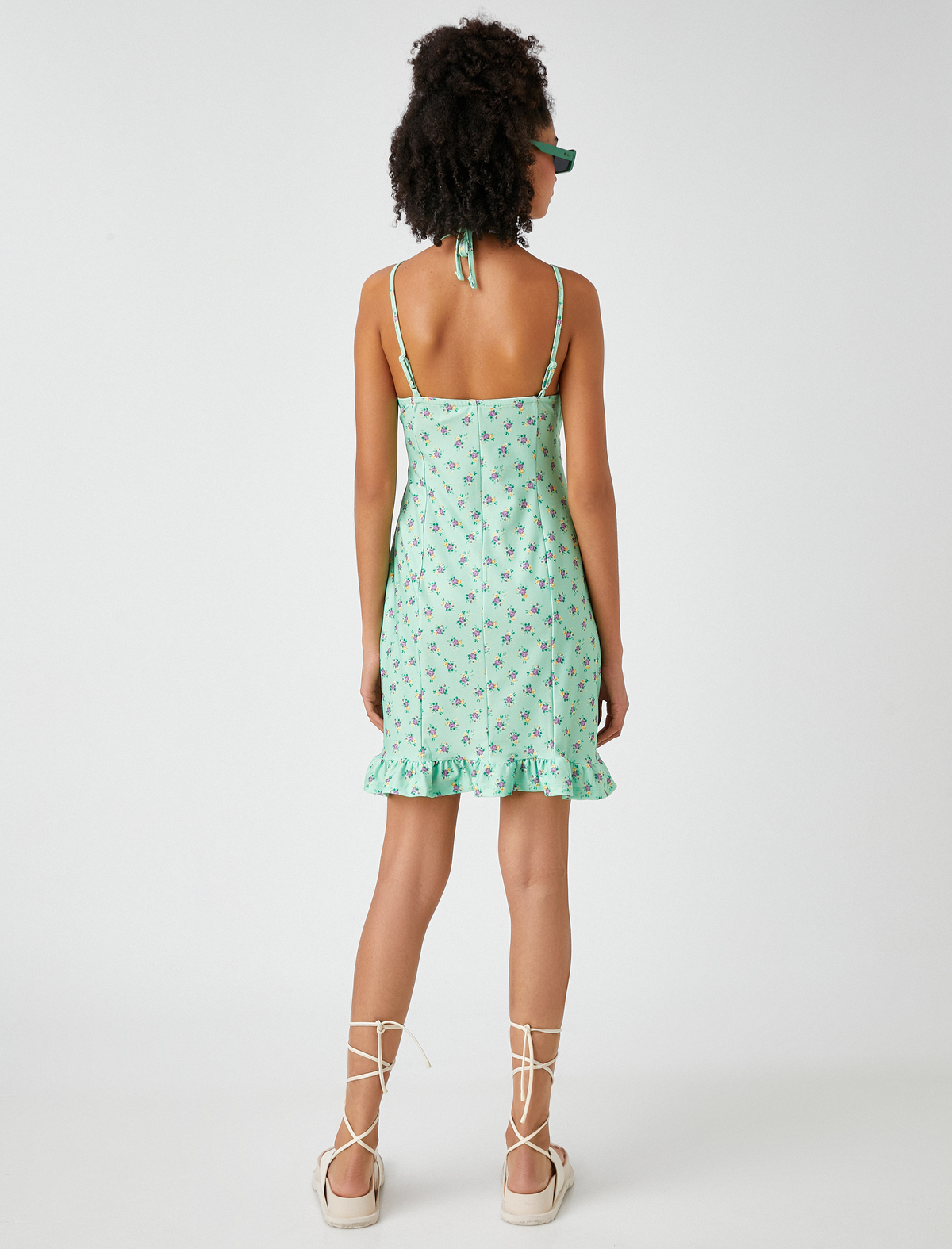 Rochie mini cu bretele subțiri Koton