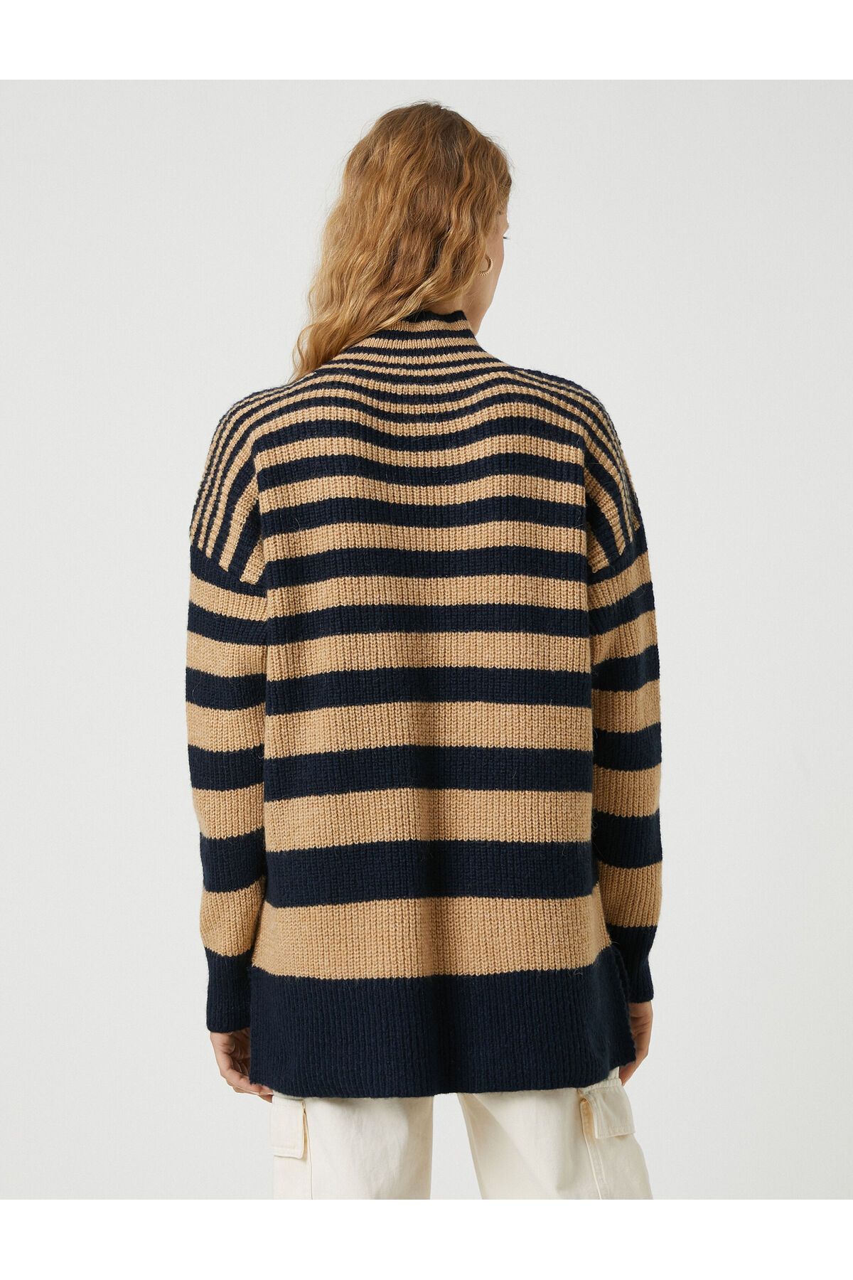 Koton Oversize Turtleneck Pulover cu mânecă lungă Tricotaje