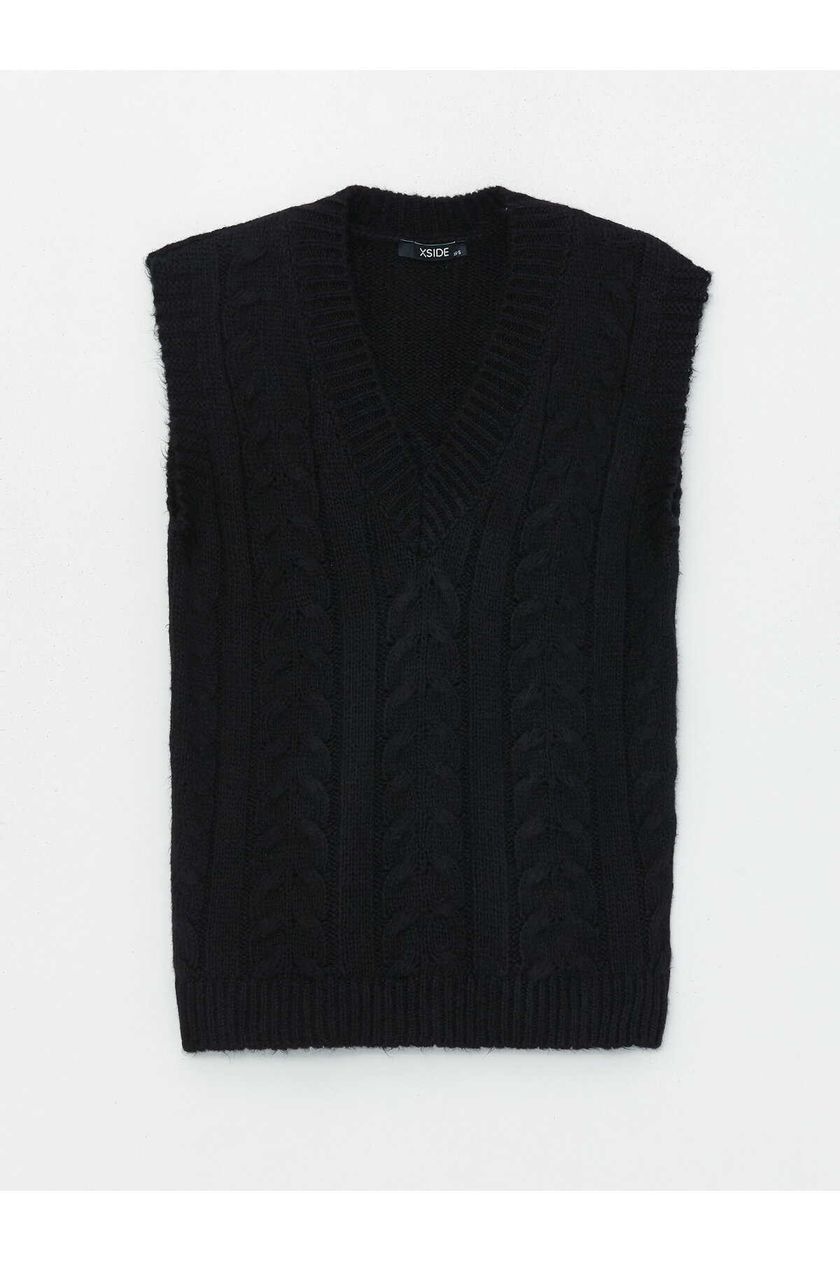 LC Waikiki V-Neck Self-Patterned Women's Knitwear Sweater