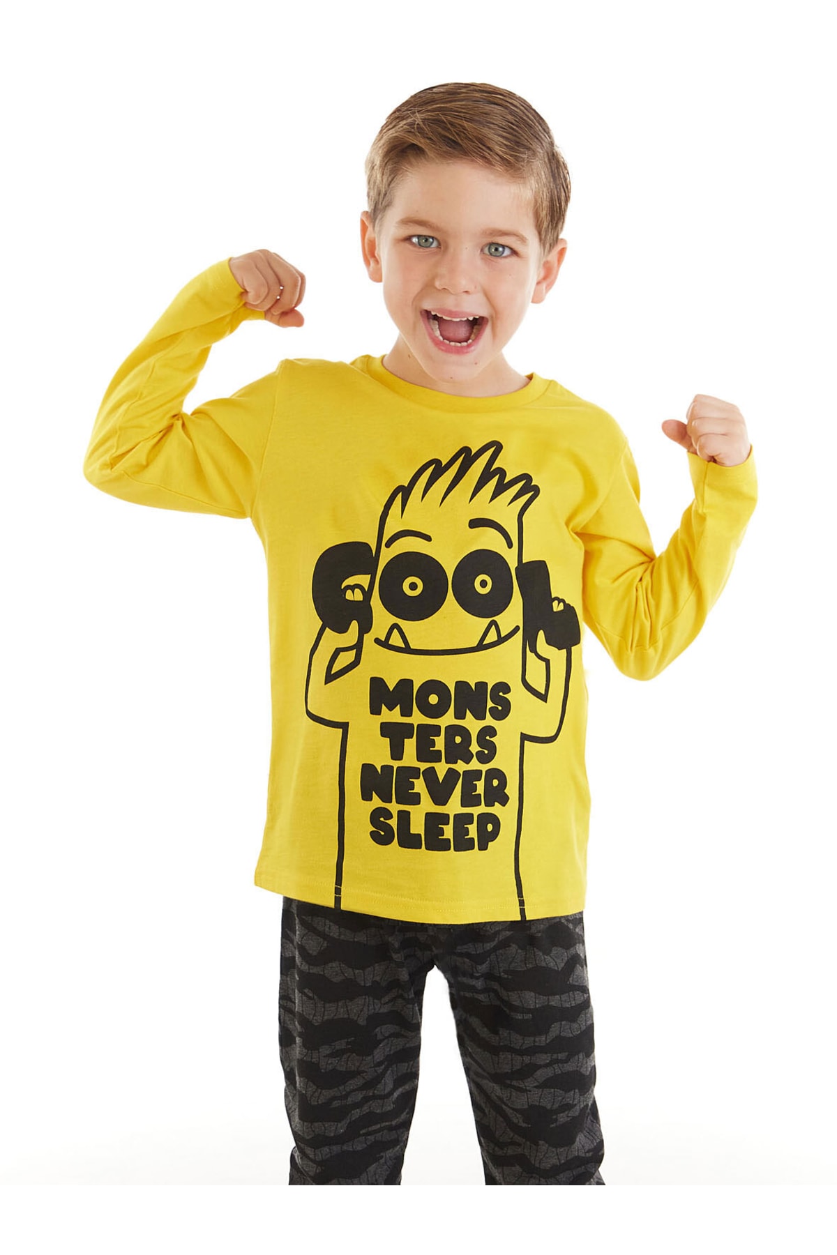 Levně Denokids Boy Sleepless T-shirt Trousers Suit
