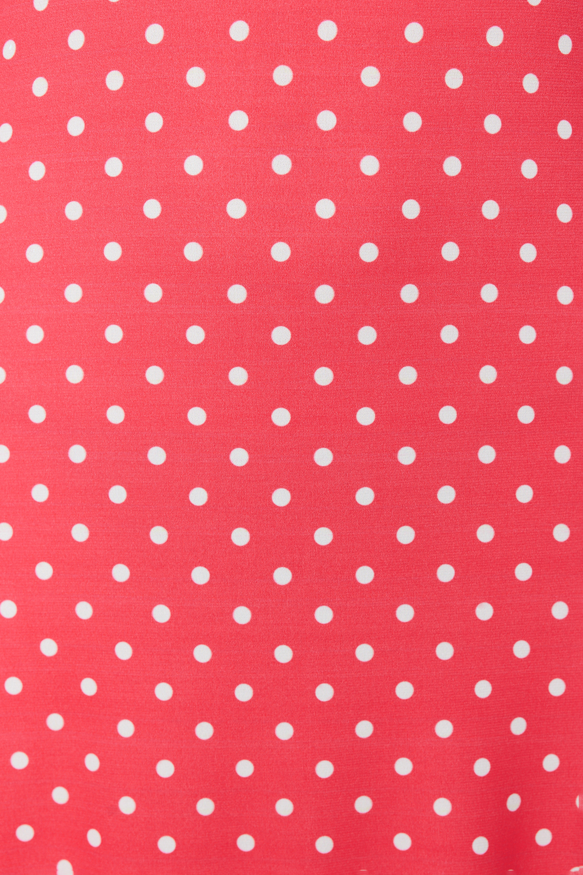 Trendyol Red Adjustable Strap Polka Dot A Cut/Bell Shape Flexible Knitted Maxi Dress