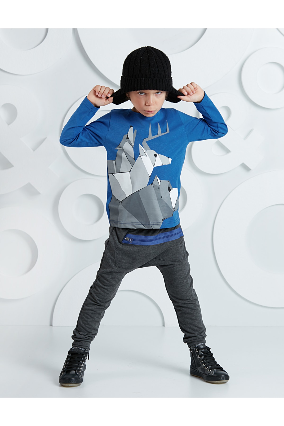 Mushi Wild Friends Boys Pants Set