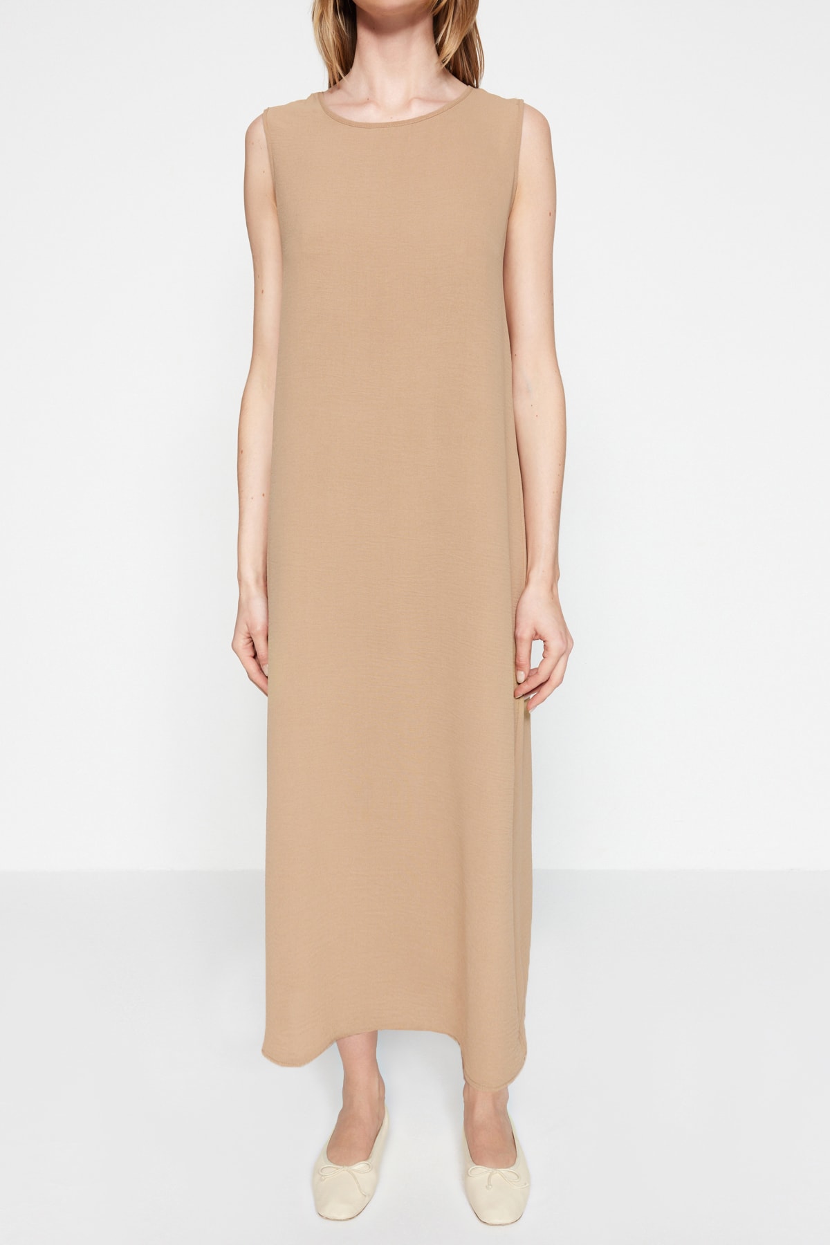 Trendyol negru-bej 2-pack Aerobin lenjerie de corp cu căptușeală țesută rochie