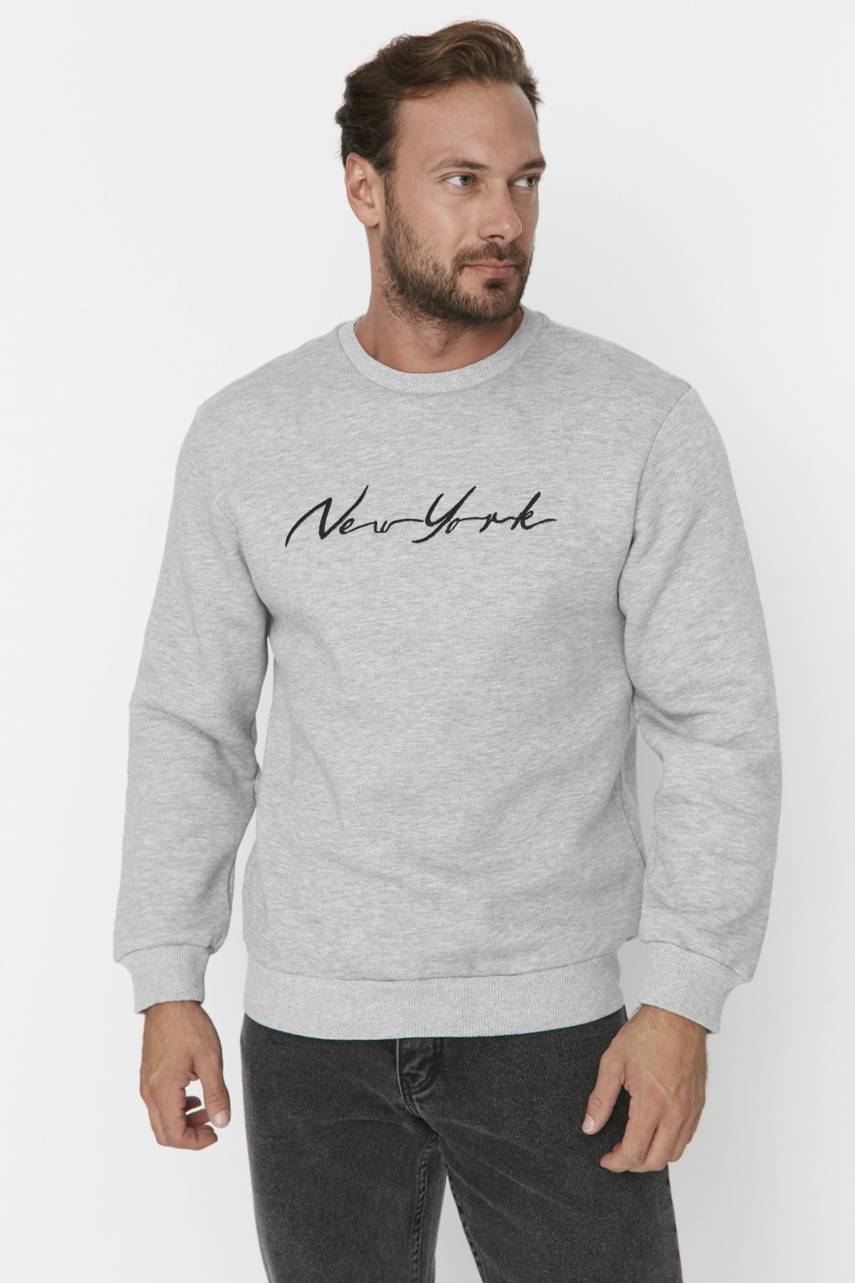Levně Men's sweater Trendyol New York