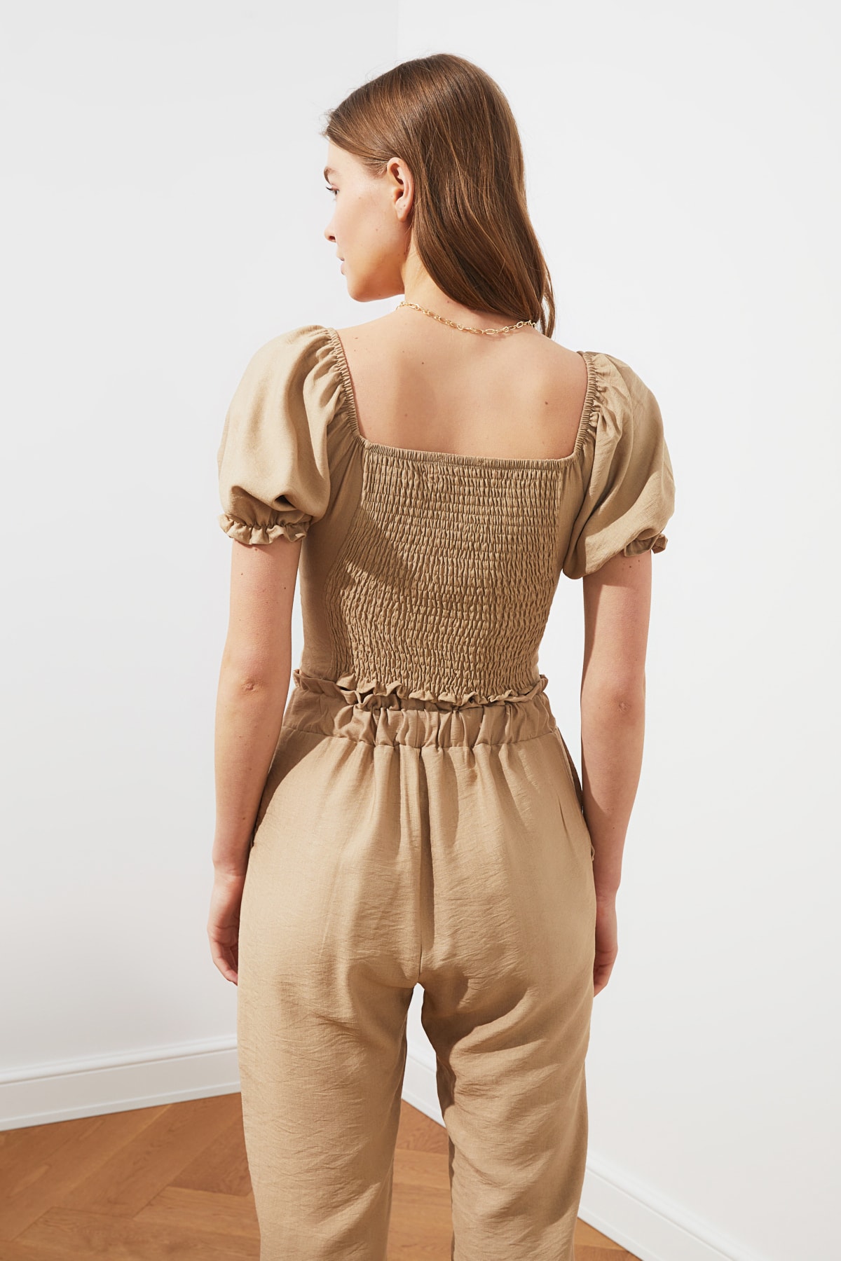 Trendyol Nurca Crop Bluza