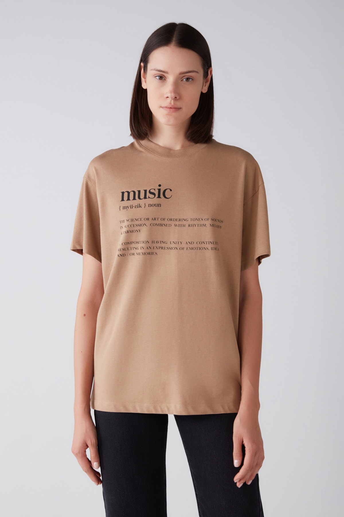 GRIMELANGE T-Shirts - Braun - Oversize