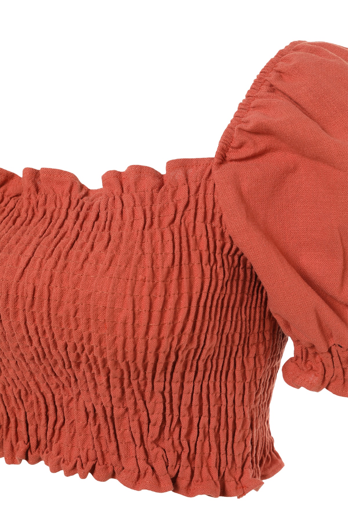 Trendyol Cinnamon Petite Gipe Blouse