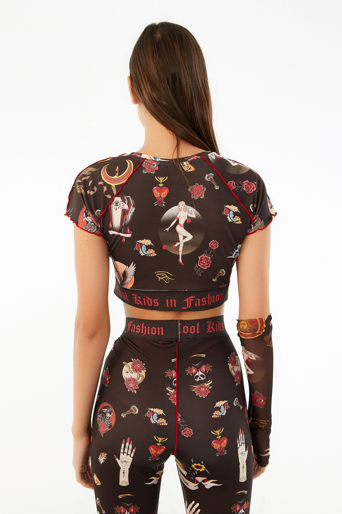 Crop-top damă Trendyol Detailed