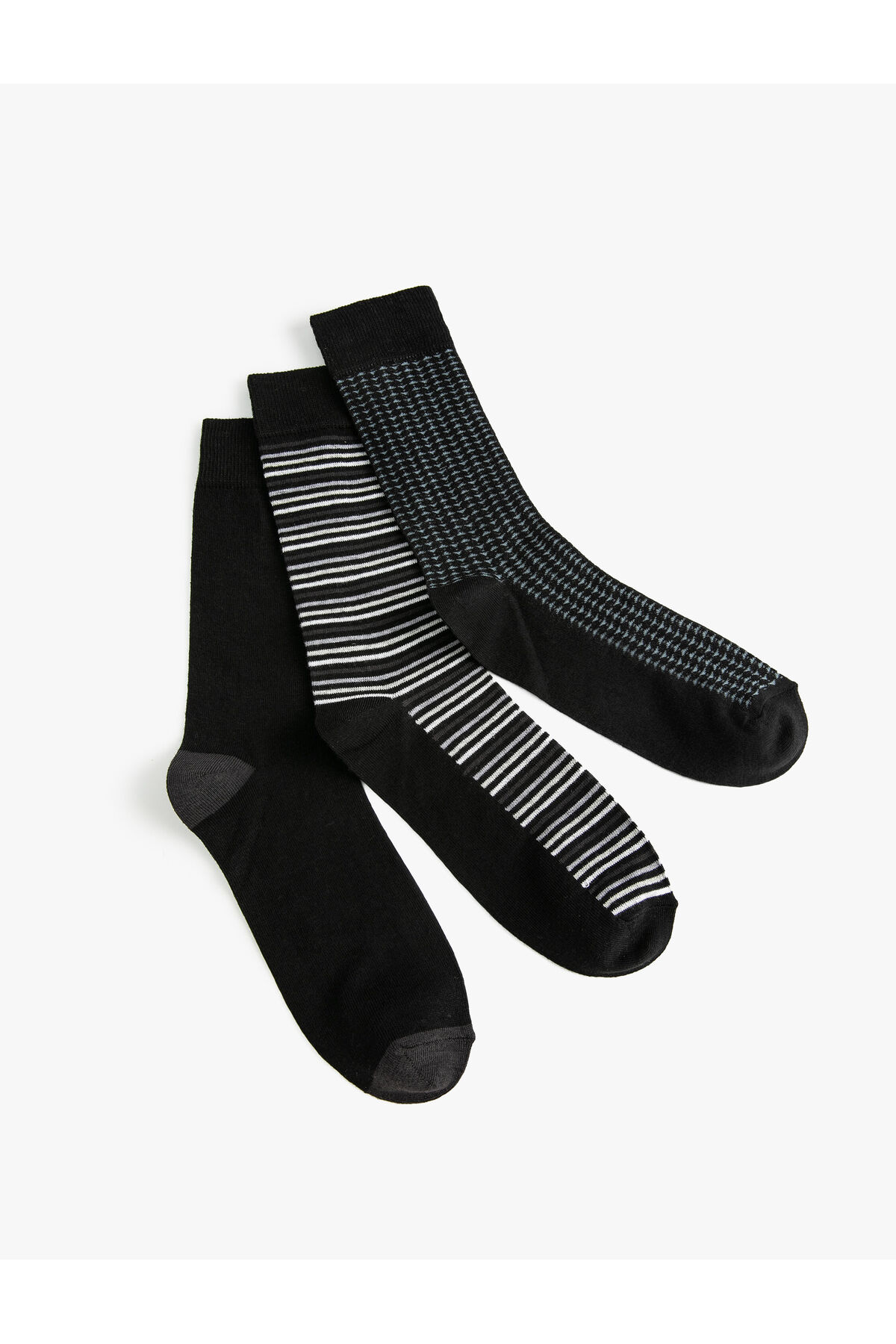 Levně Koton 3-Piece Striped Socks Set