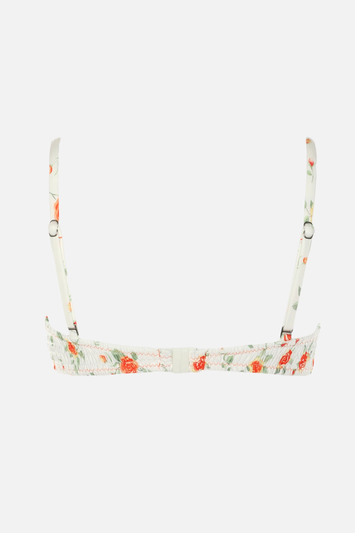 Trendyol Crispy Floral Print Gippa Bikini Top