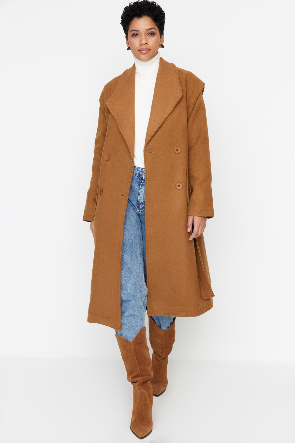 Palton dama Trendyol Classic