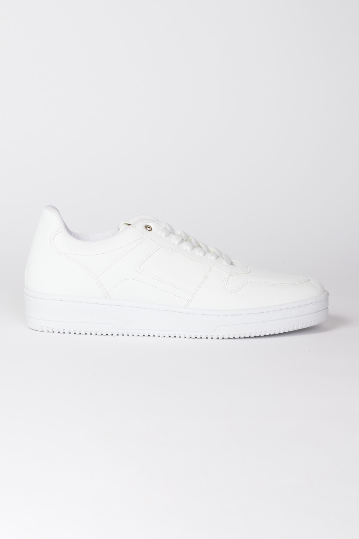 AC&Co / Altınyıldız Classics Men's White Lace-Up Comfortable Sole Casual Sneaker Shoes