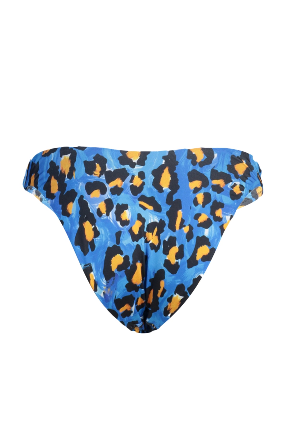 Trendyol Leopard Patterned V Cut Regular Leg Bikini Bottom