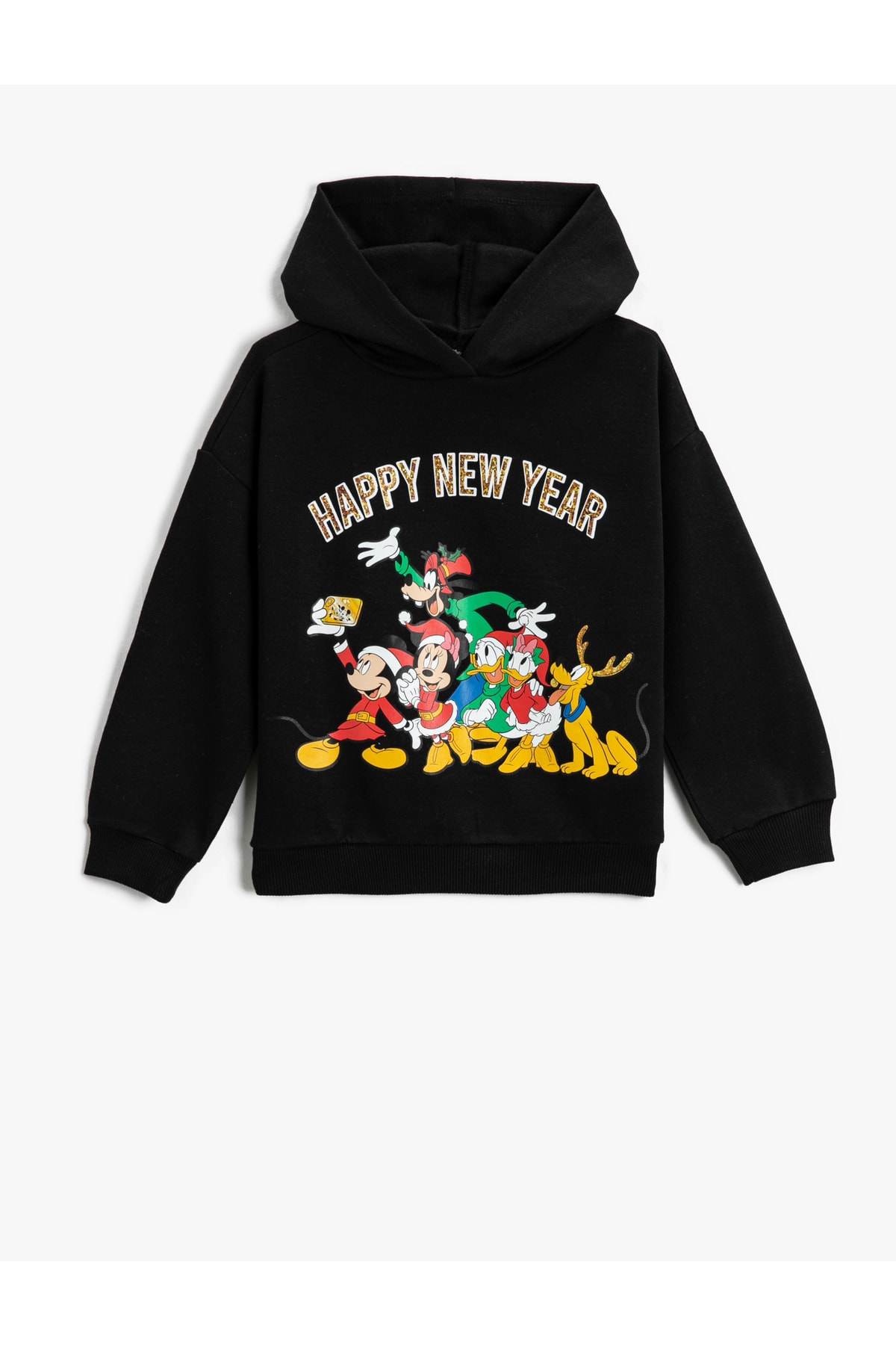 Koton New Year Themed Disney Printed Sweatshirt Licensed