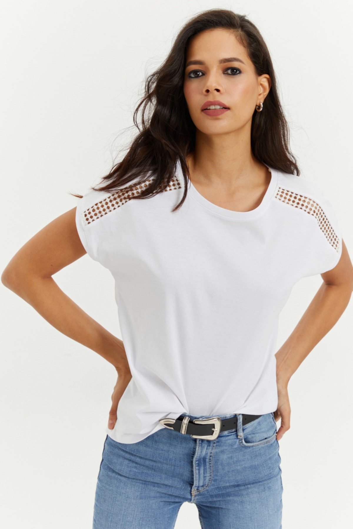 Γυναικεία t-shirt Cool & Sexy Yİ2442/WHITE