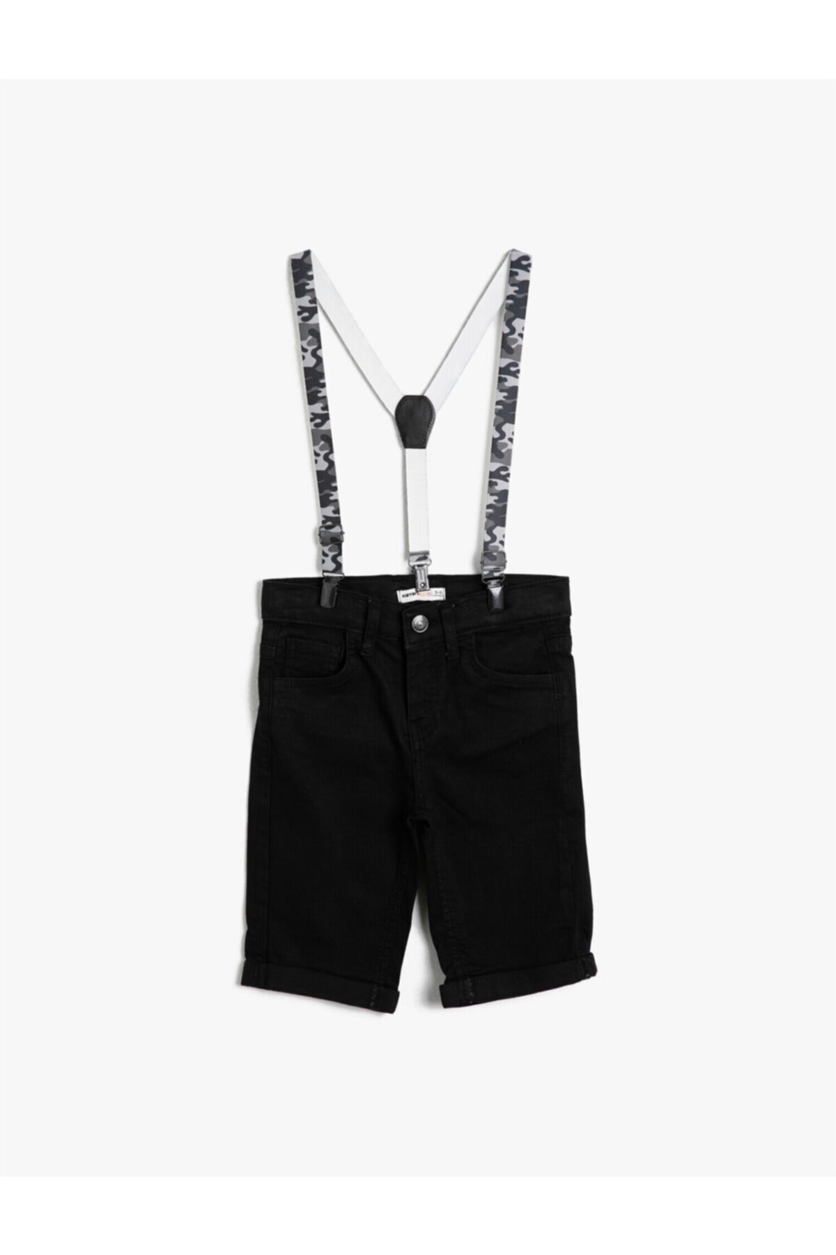 Koton Shorts - Schwarz - Normal Waist