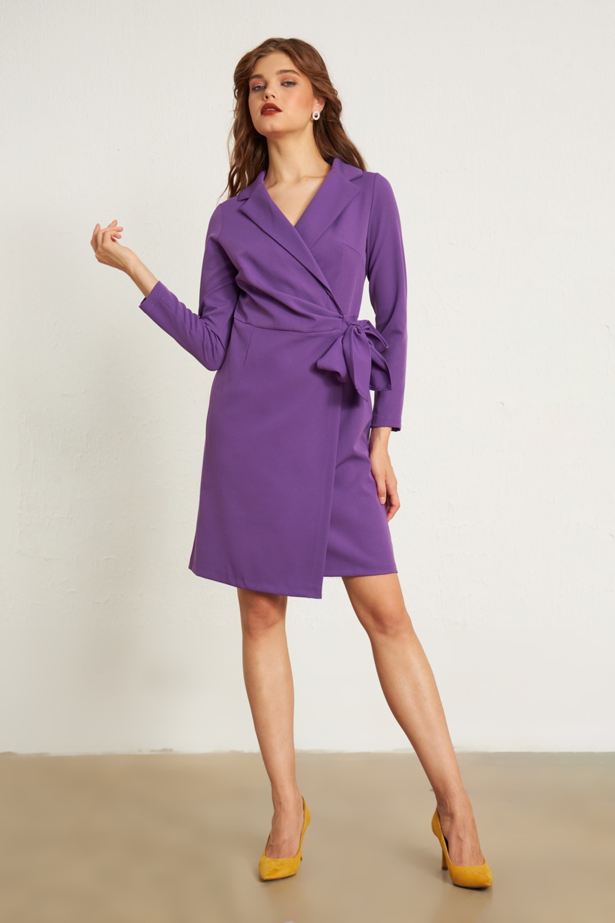 Rochie Gusto Jacheta - Mov