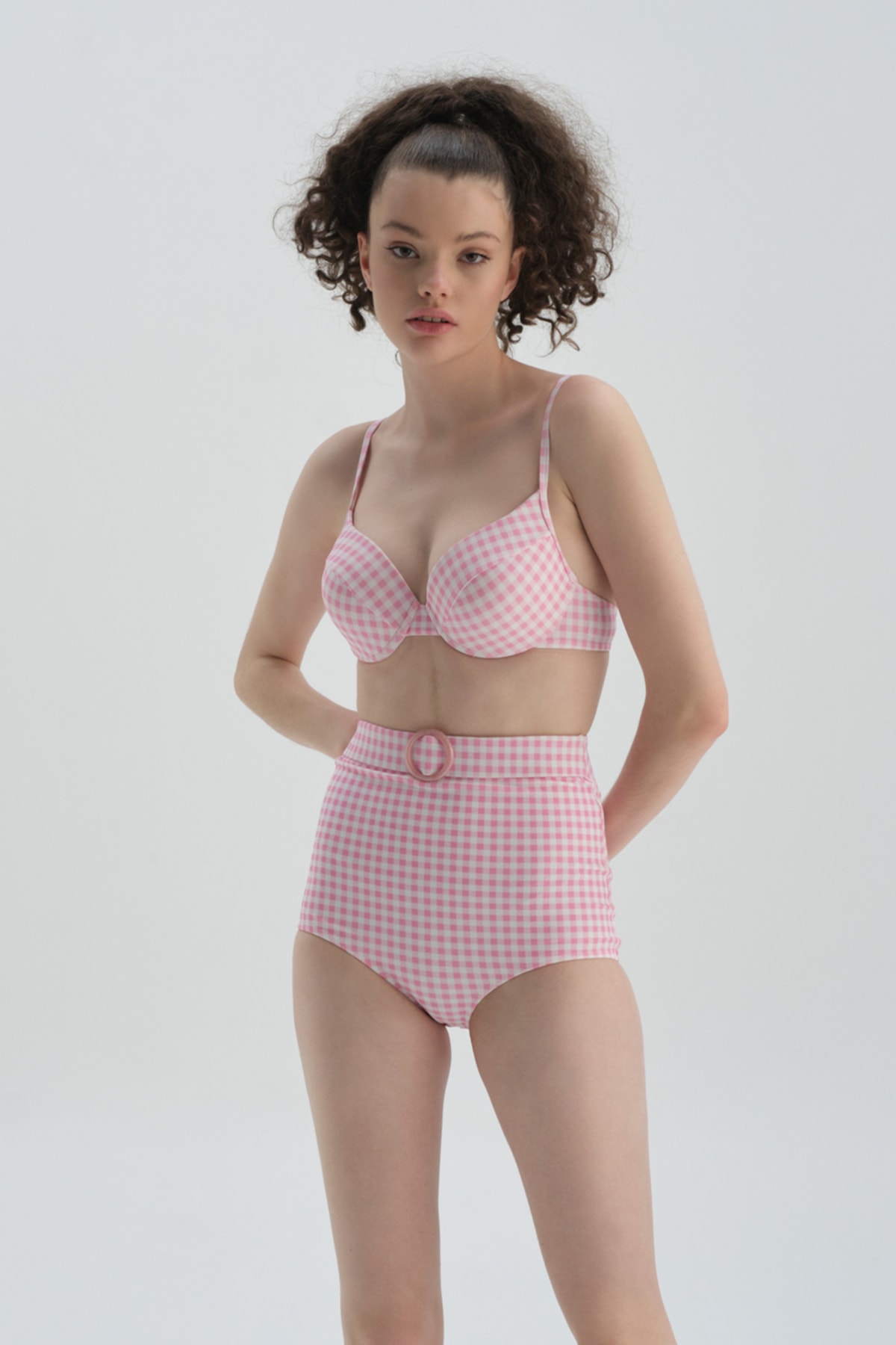 Dagi Pink Patterned Recovery Underwire Bikini Top